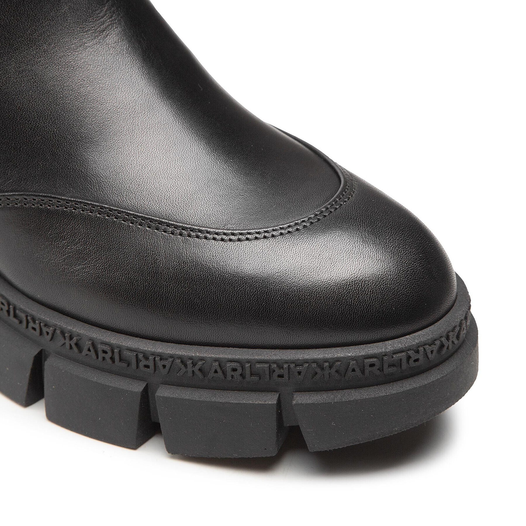 KARL LAGERFELD Боти тип челси KL43280 Черен - Pepit.bg