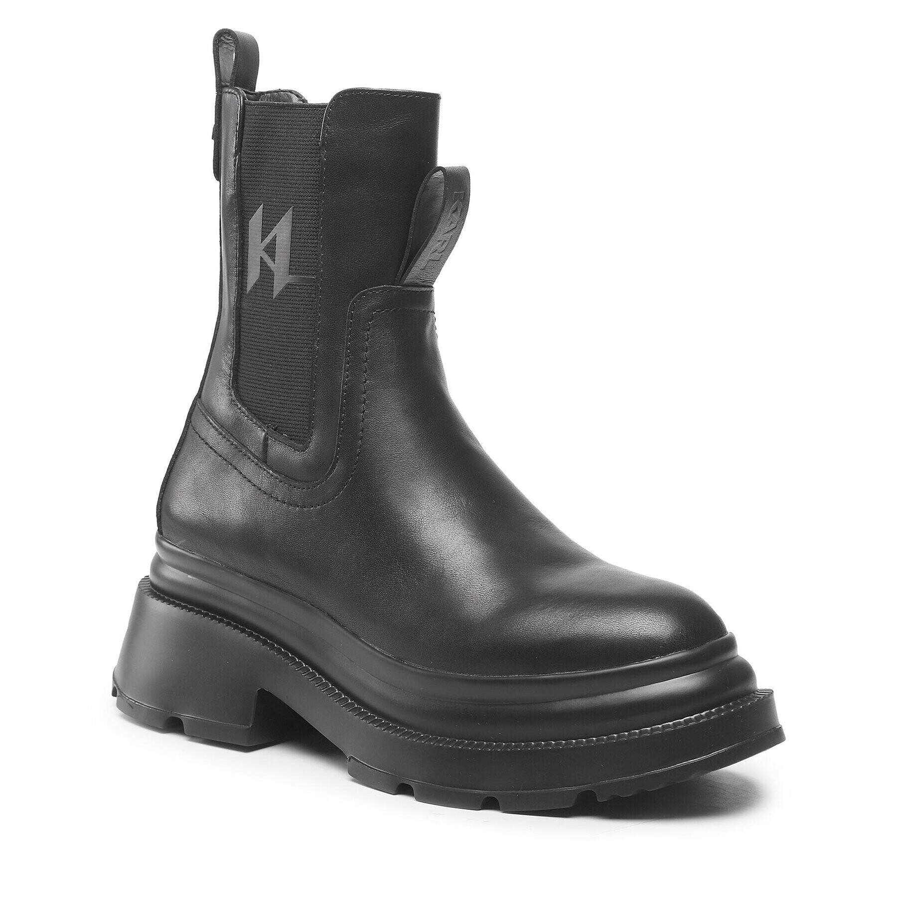 KARL LAGERFELD Боти тип челси KL45065 Черен - Pepit.bg