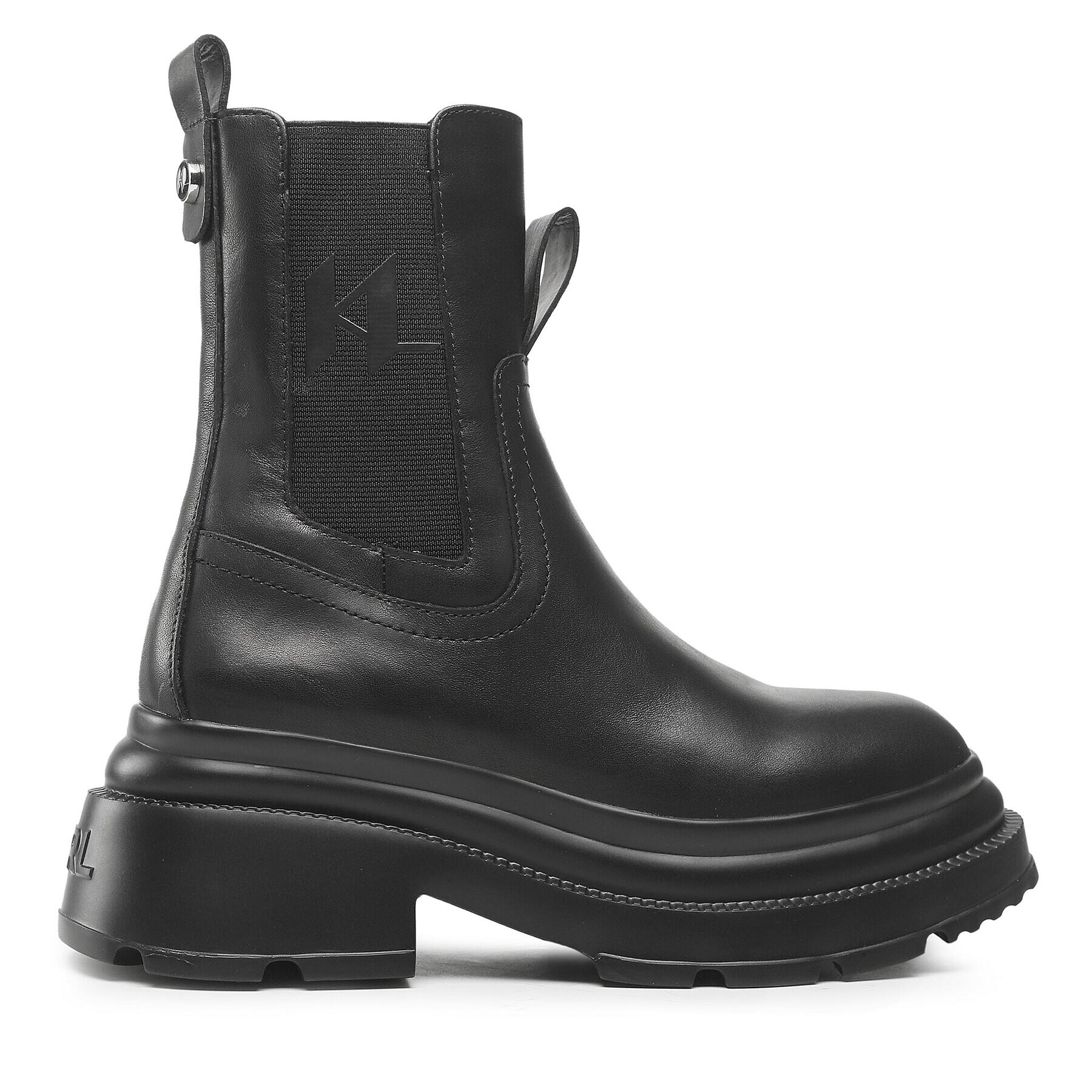 KARL LAGERFELD Боти тип челси KL45065 Черен - Pepit.bg