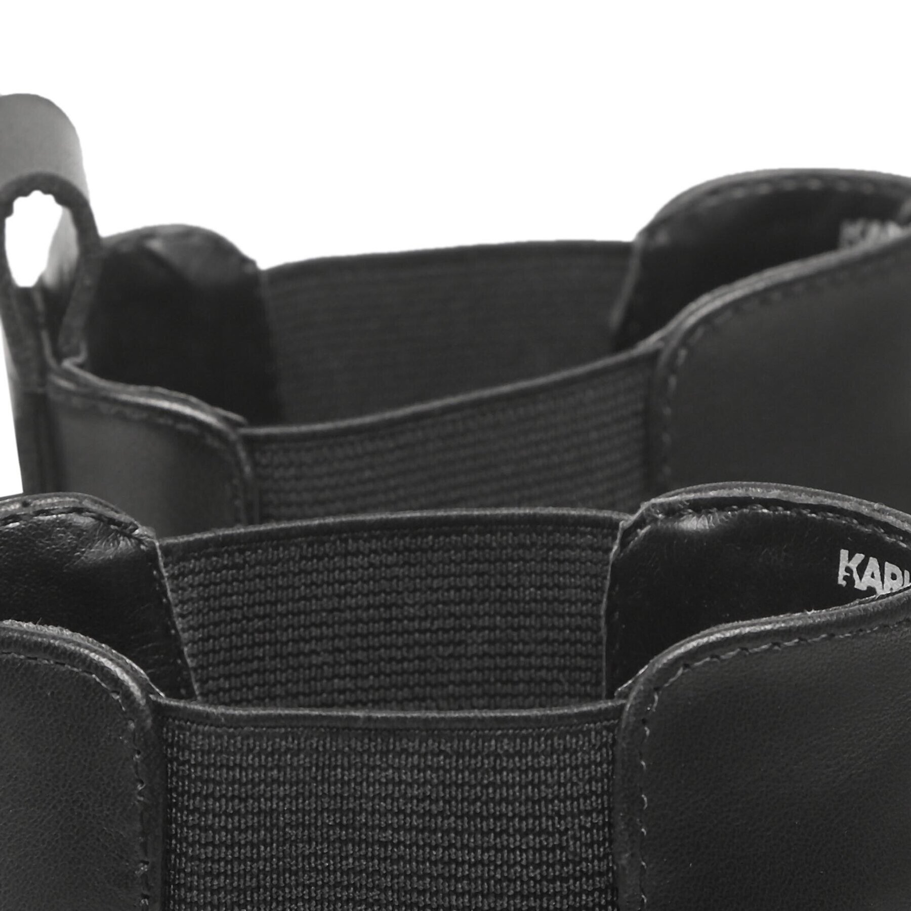 KARL LAGERFELD Боти тип челси KL45065 Черен - Pepit.bg