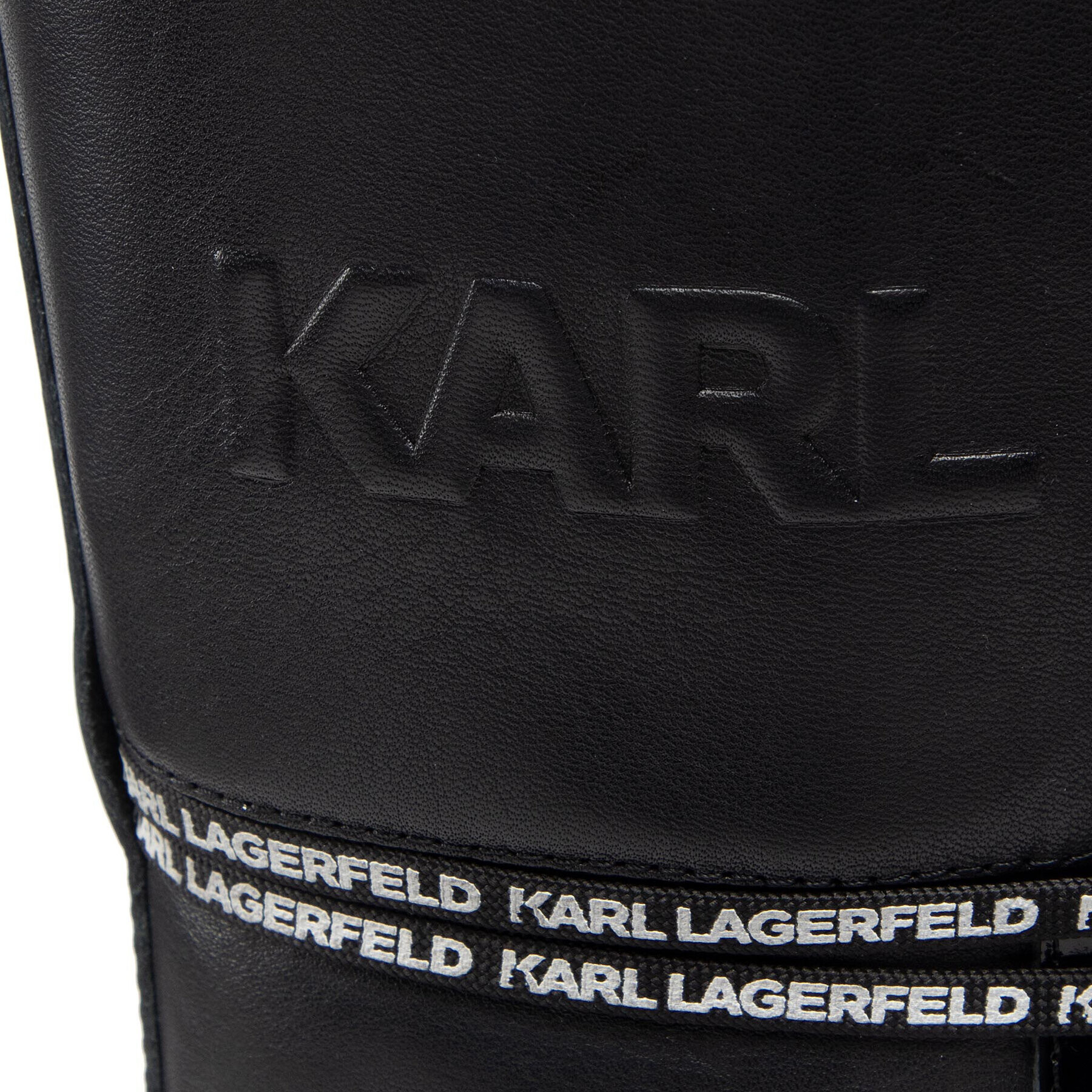 KARL LAGERFELD Ботуши Z19081 S Черен - Pepit.bg