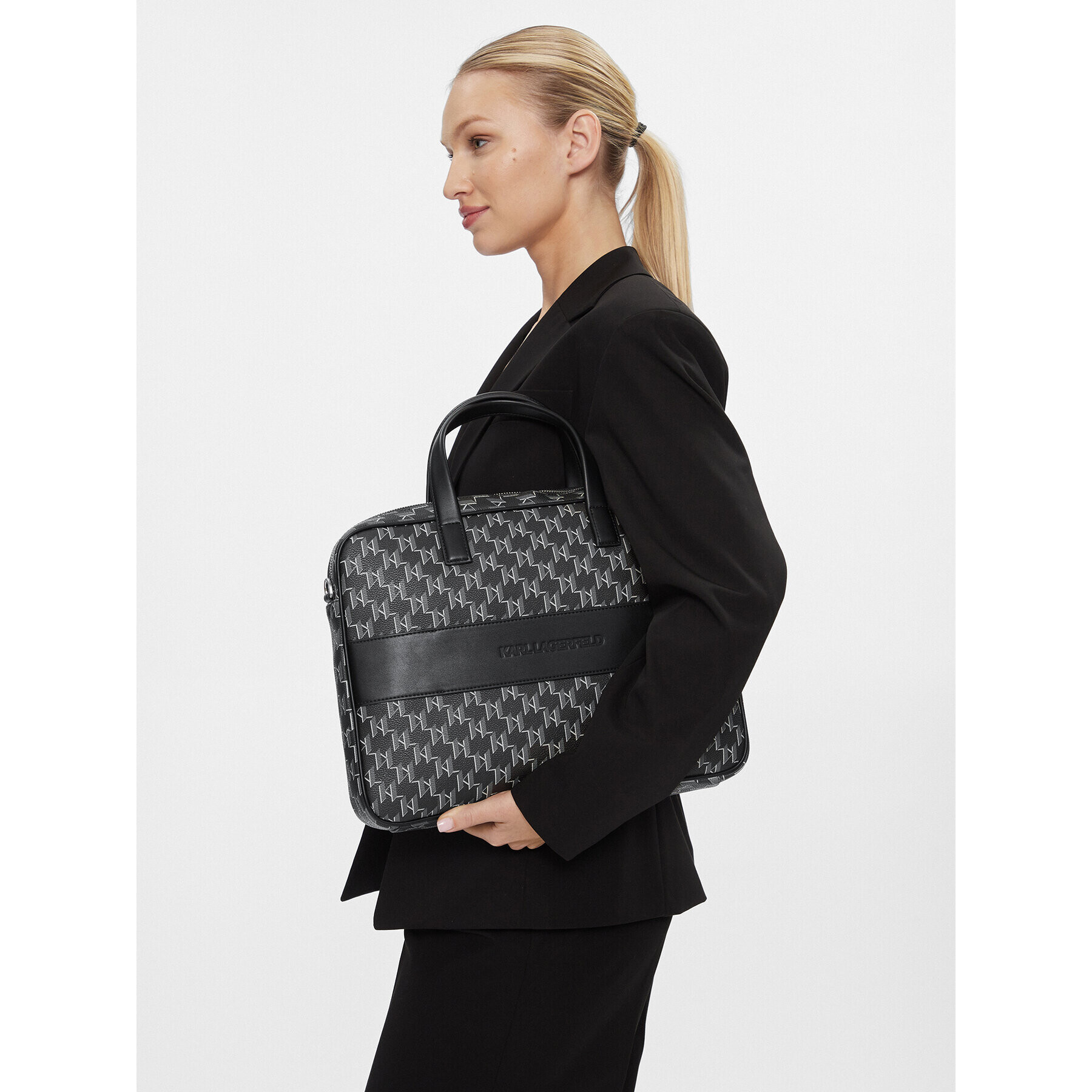 KARL LAGERFELD Чанта за лаптоп 235M3034 Черен - Pepit.bg