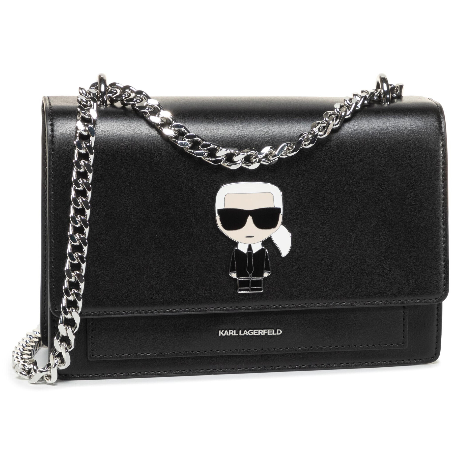 KARL LAGERFELD Дамска чанта 205W3057 Черен - Pepit.bg