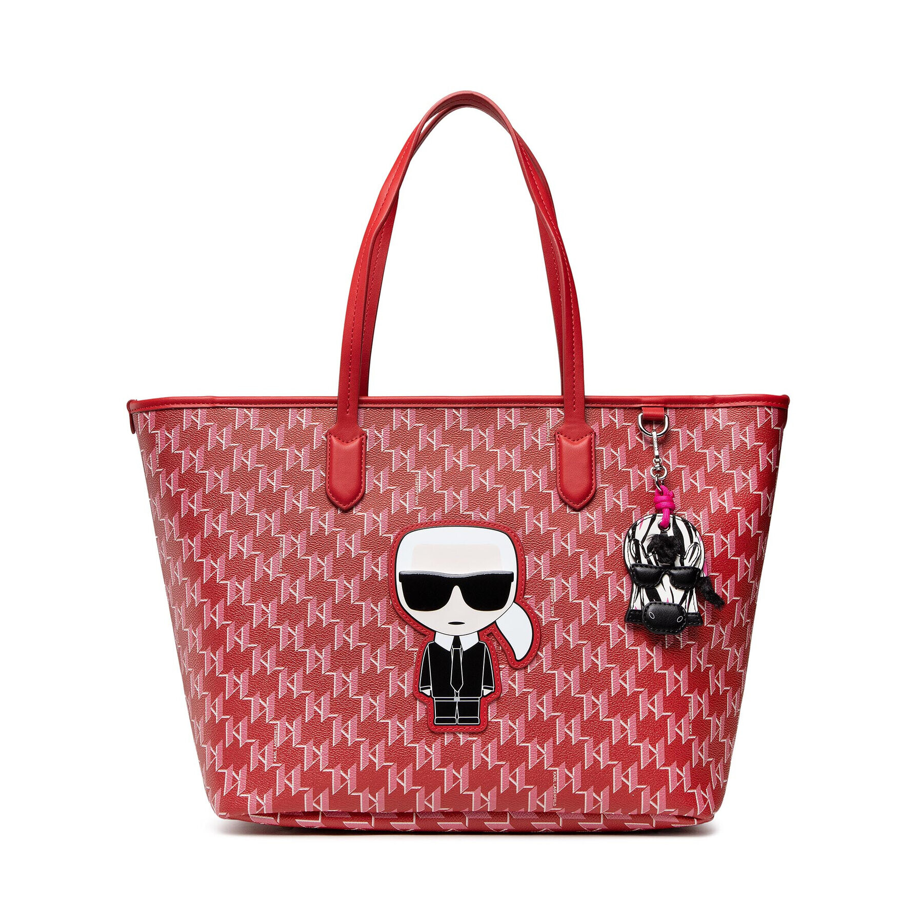 KARL LAGERFELD Дамска чанта 220W3049 Червен - Pepit.bg