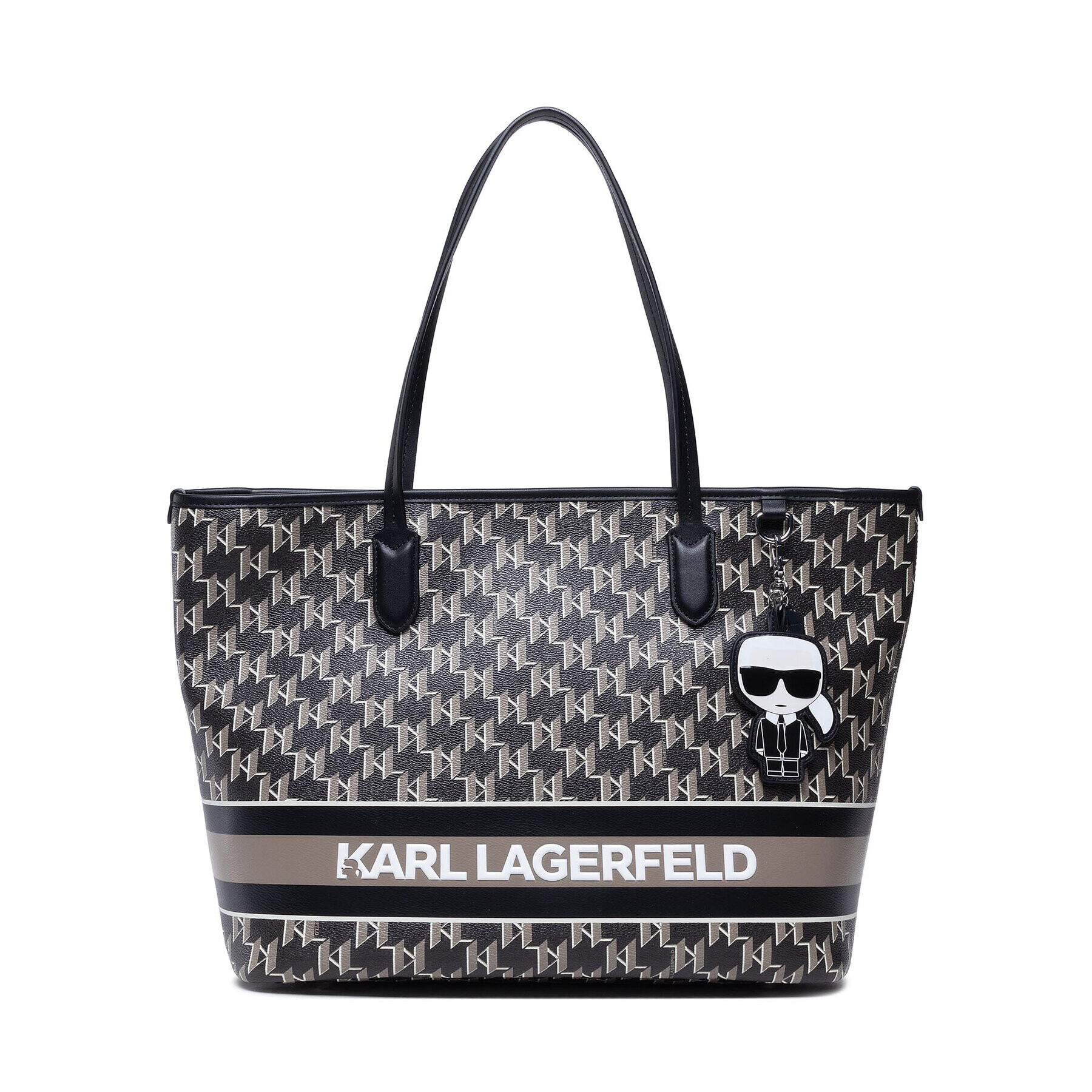 KARL LAGERFELD Дамска чанта 221W3009 Черен - Pepit.bg