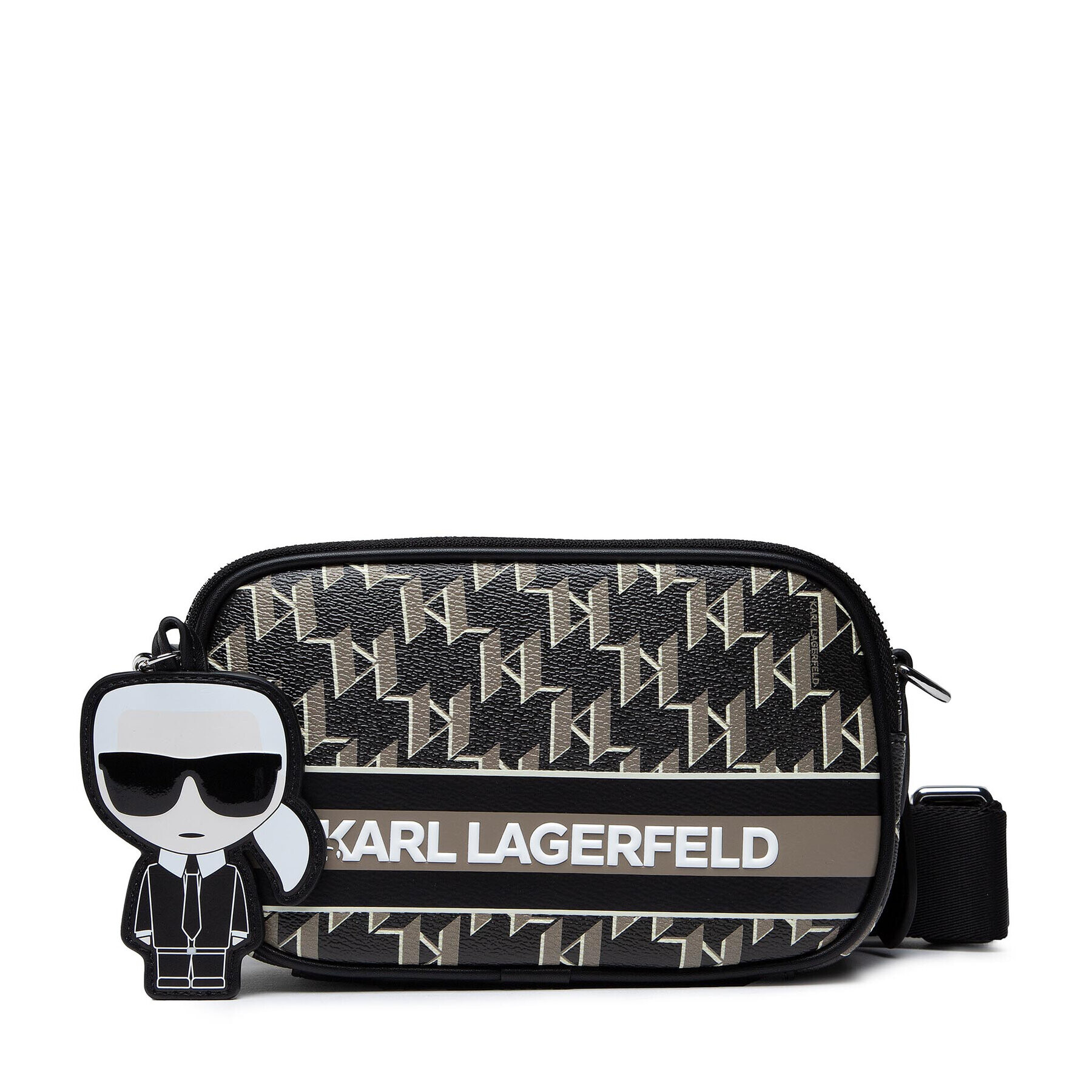 KARL LAGERFELD Дамска чанта 221W3012 Черен - Pepit.bg