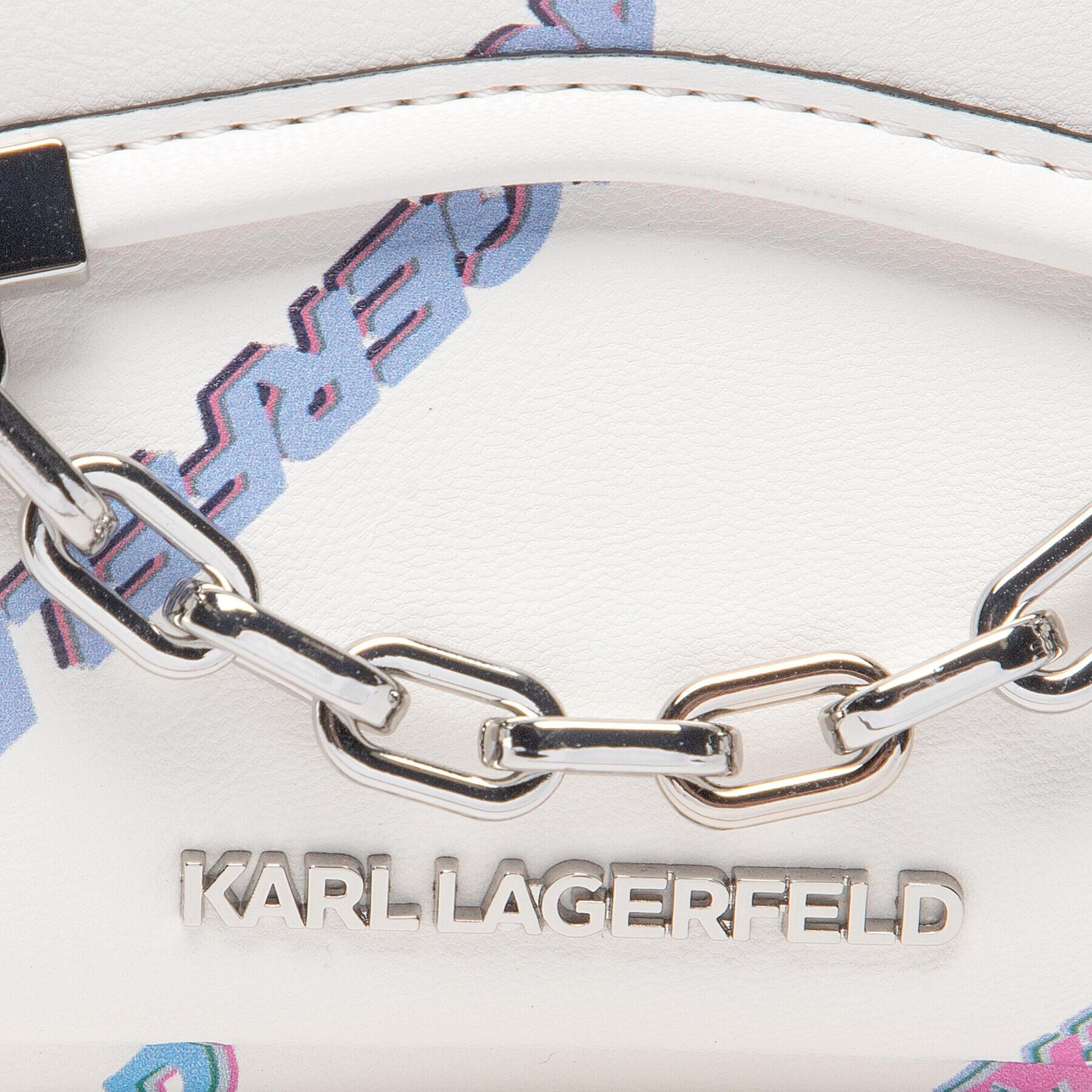 KARL LAGERFELD Дамска чанта 225W3106 Бял - Pepit.bg