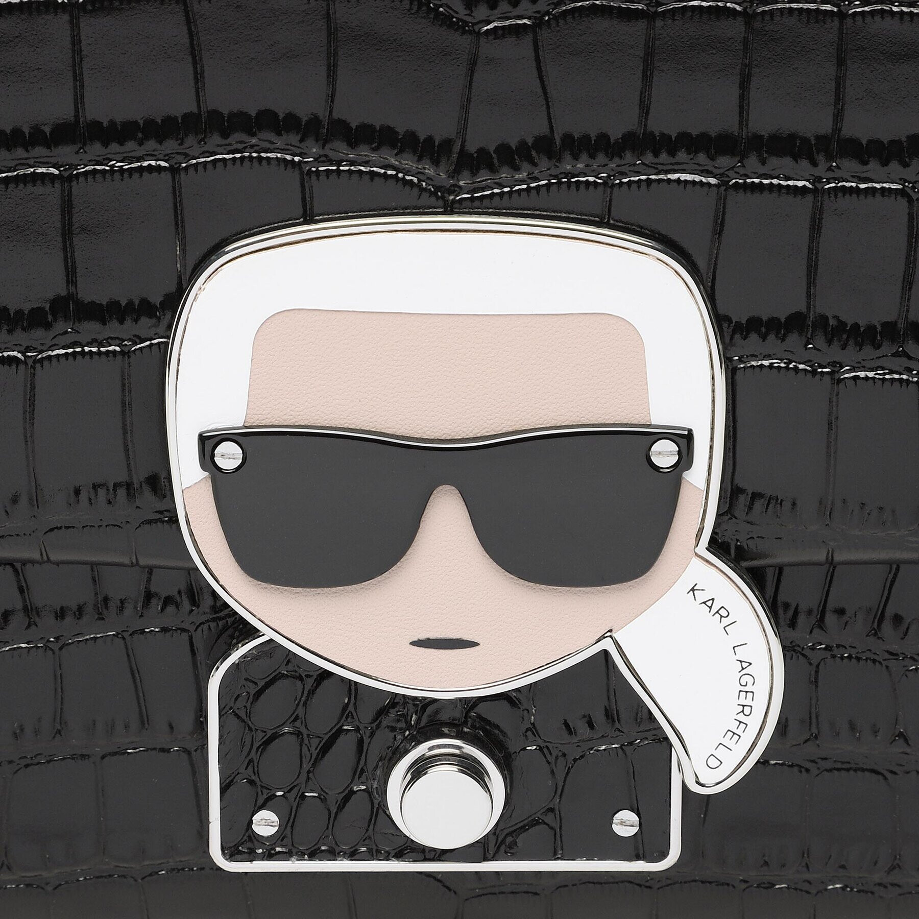 KARL LAGERFELD Дамска чанта 226W3006 Черен - Pepit.bg