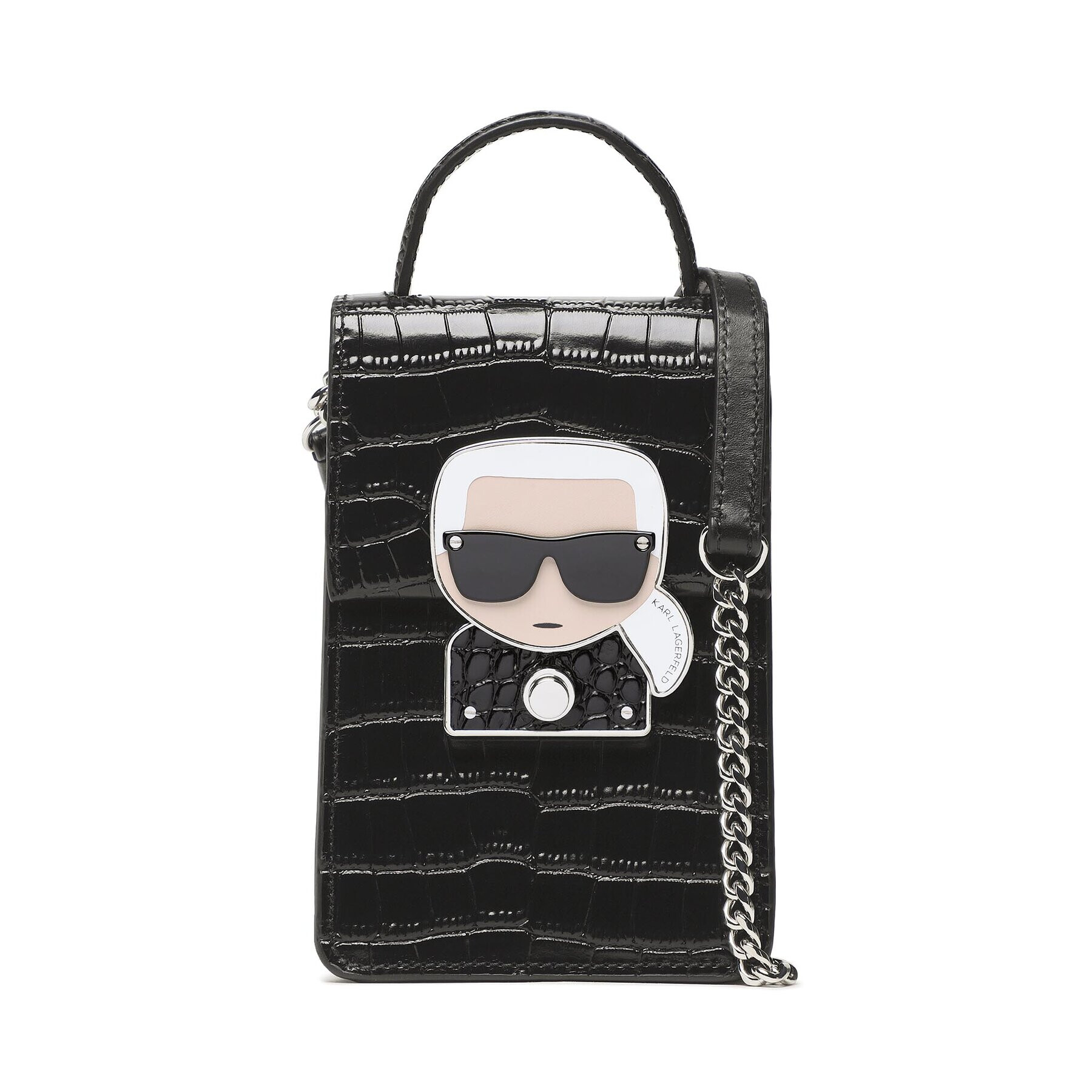 KARL LAGERFELD Дамска чанта 226W3017 Черен - Pepit.bg