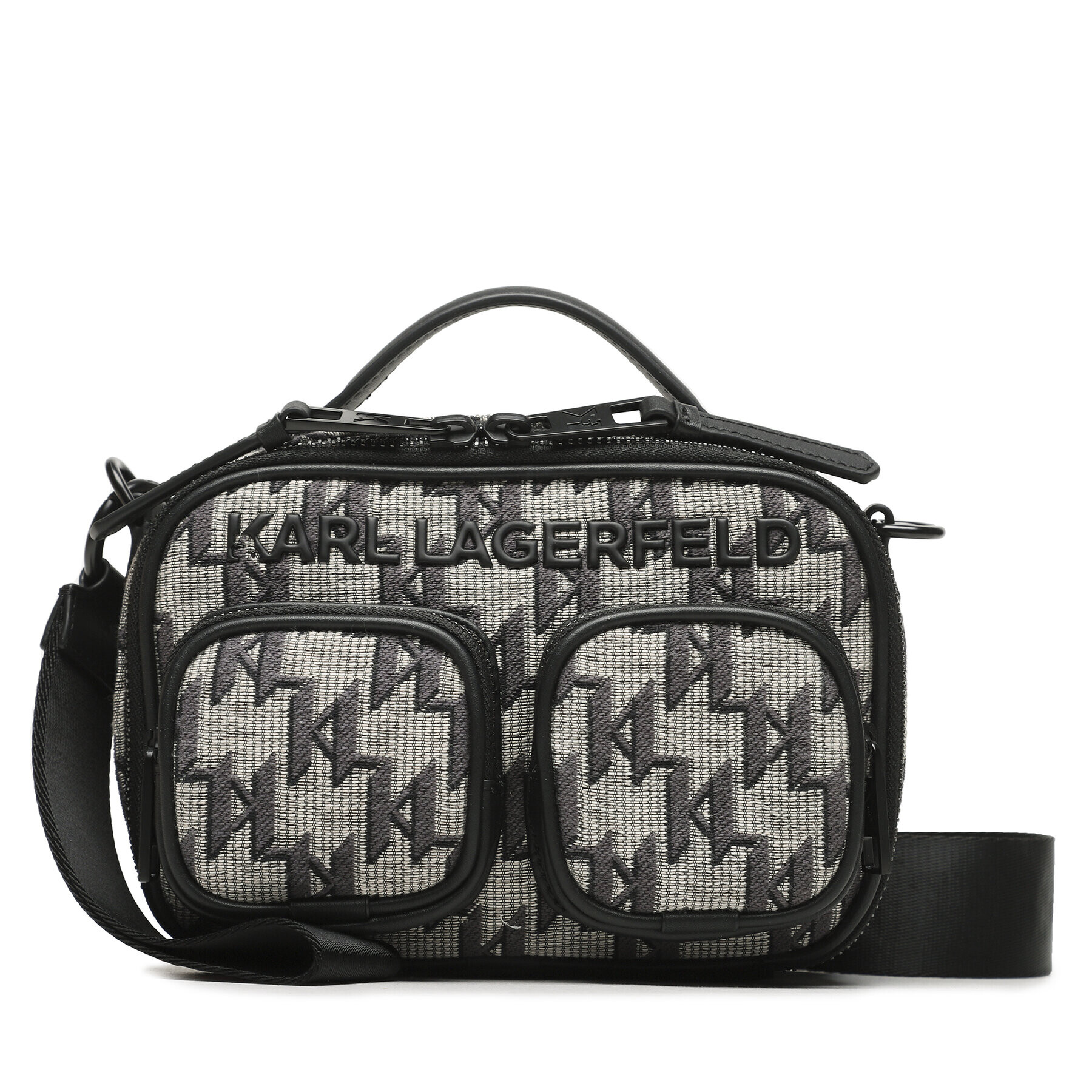 KARL LAGERFELD Дамска чанта 226W3024 Сив - Pepit.bg