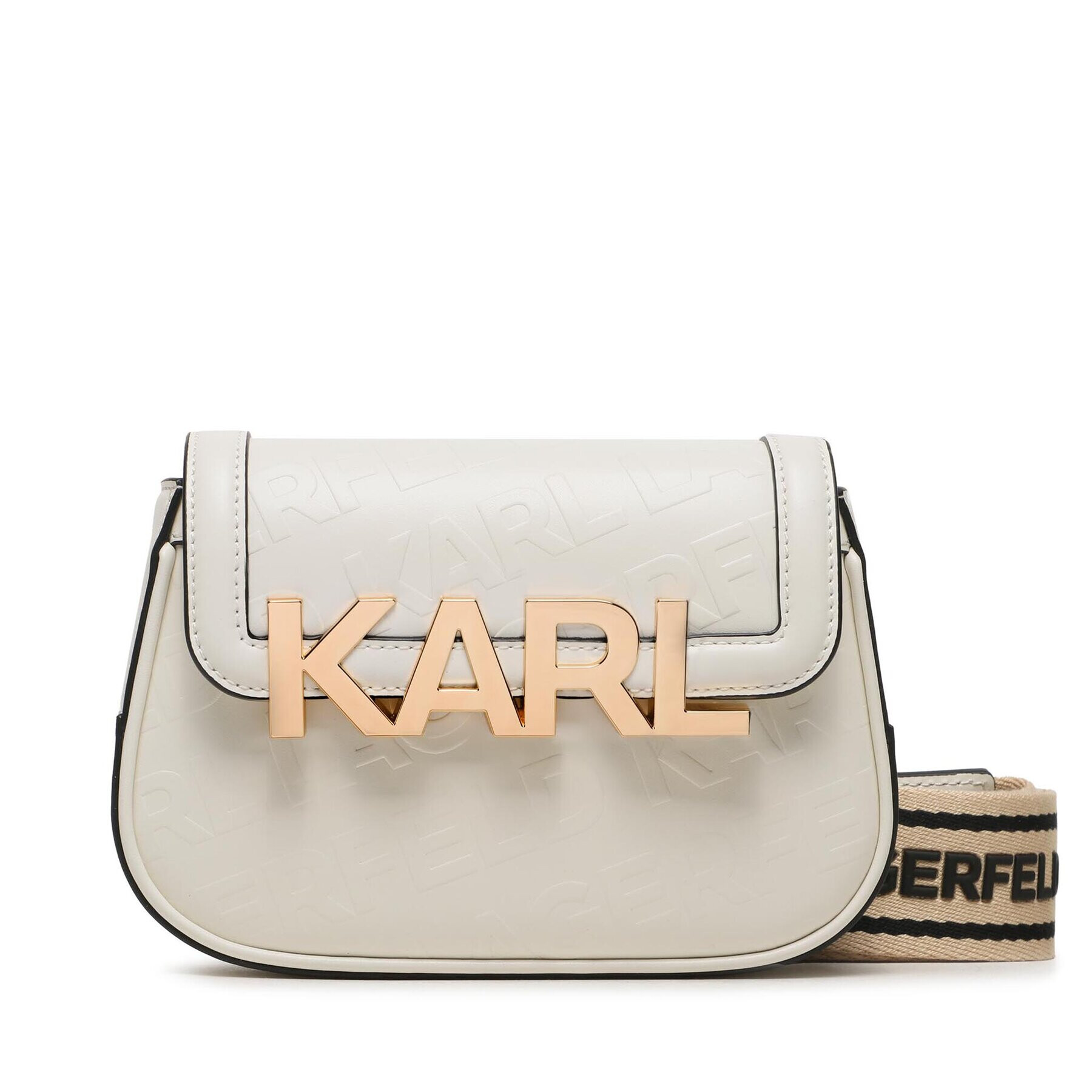 KARL LAGERFELD Дамска чанта 231W3037 Екрю - Pepit.bg