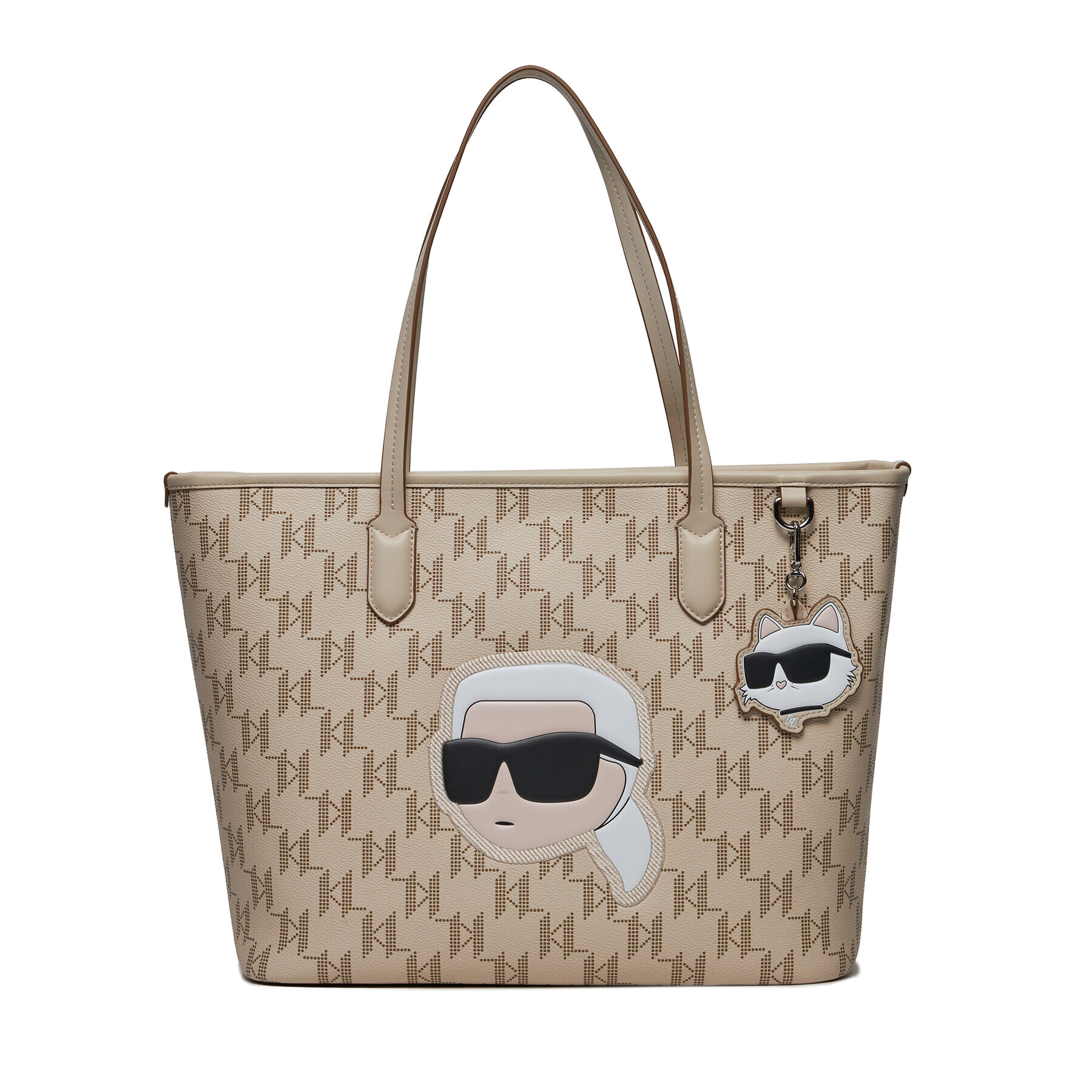 KARL LAGERFELD Дамска чанта 240W3087 Бял - Pepit.bg