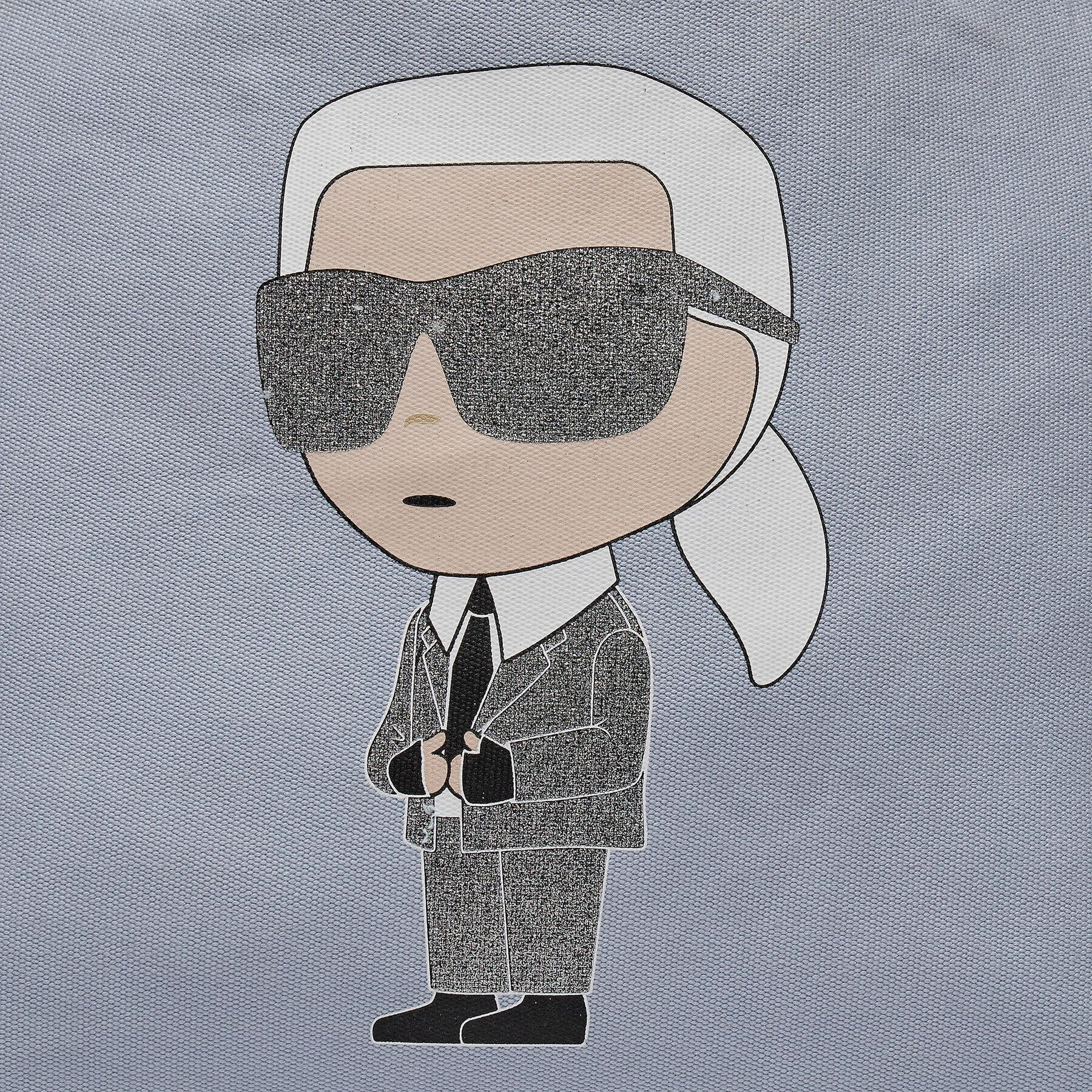 KARL LAGERFELD Дамска чанта 240W3891 Тъмносин - Pepit.bg