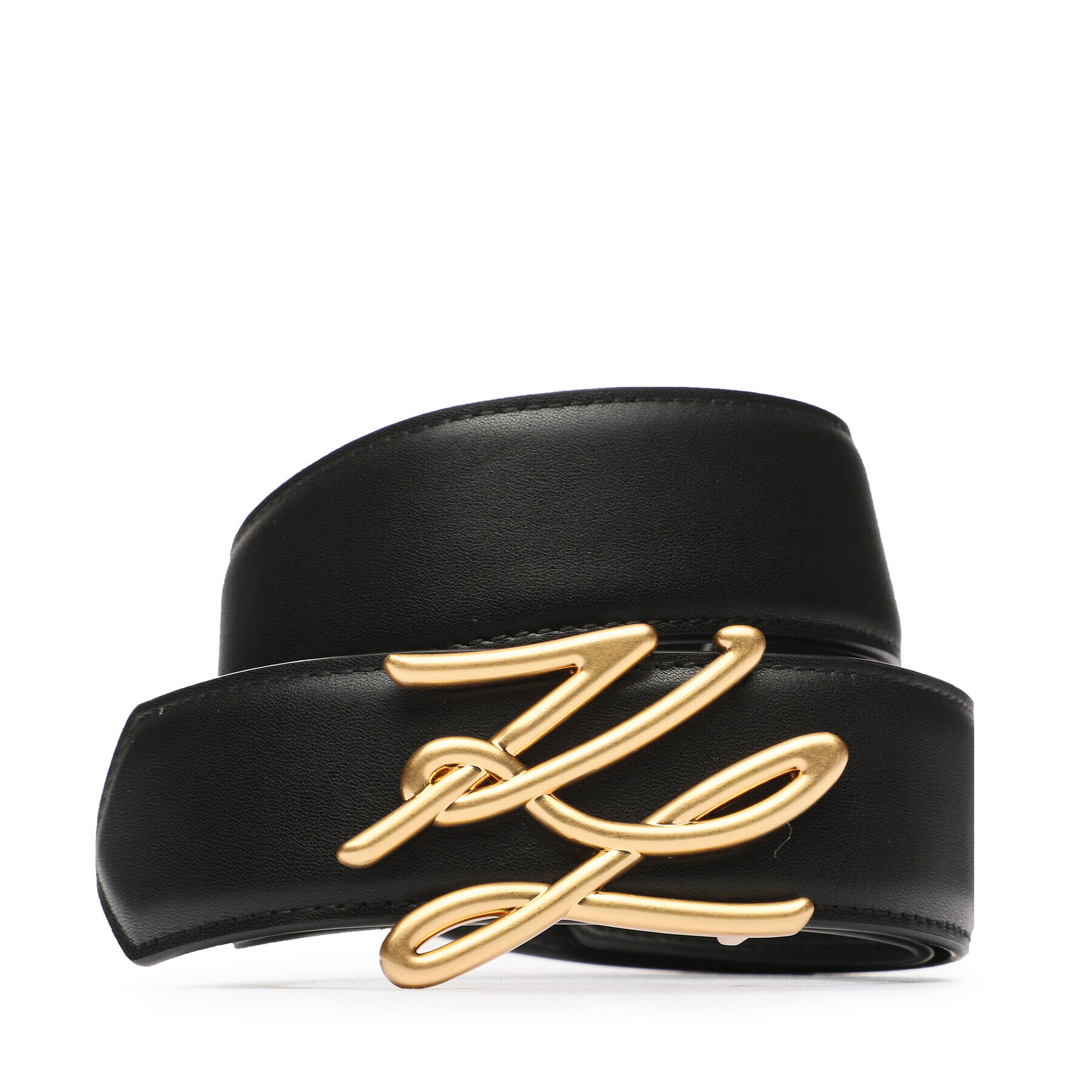 KARL LAGERFELD Дамски колан 231W3102 Черен - Pepit.bg