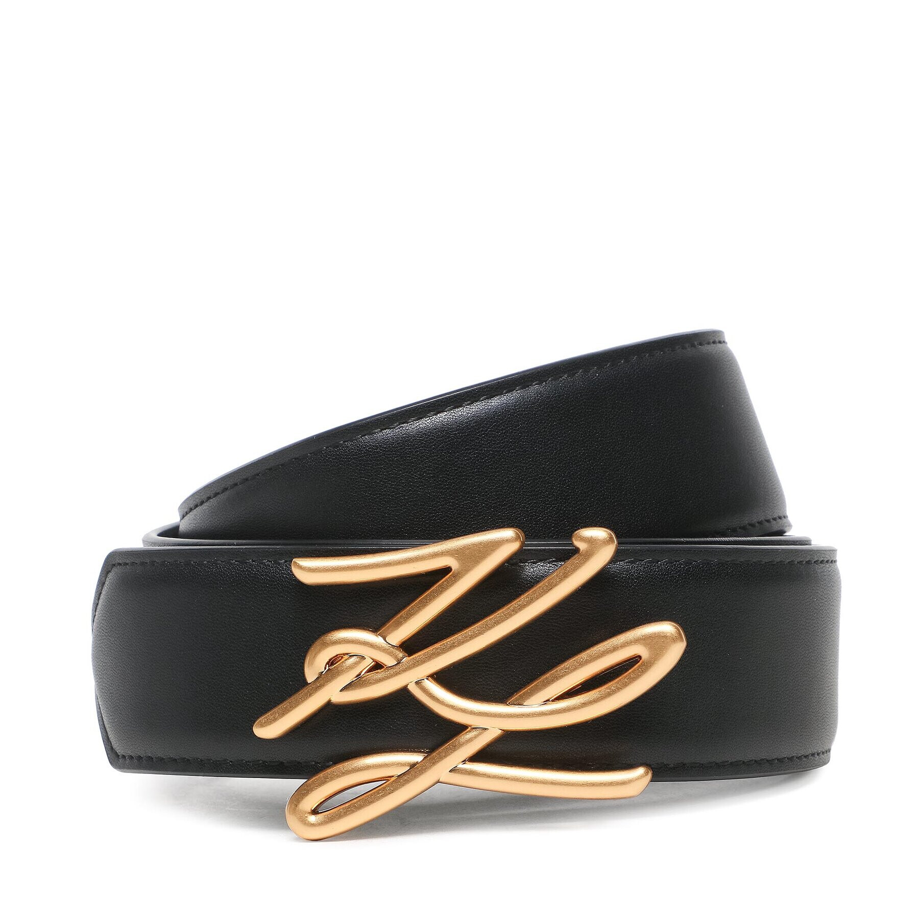 KARL LAGERFELD Дамски колан 231W3102 Черен - Pepit.bg