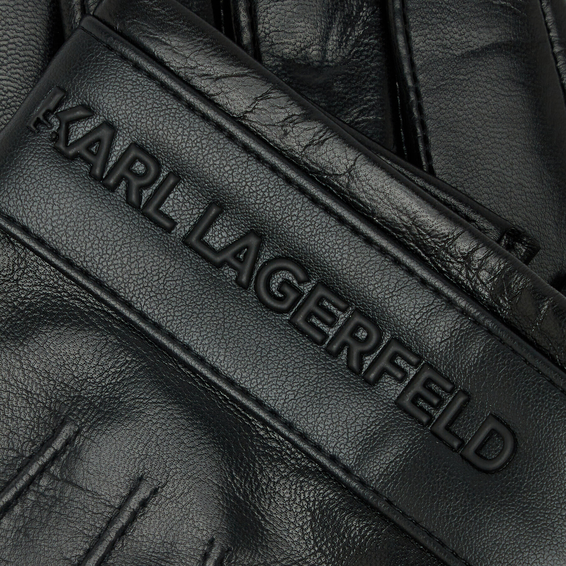 KARL LAGERFELD Дамски ръкавици 226M3608 Черен - Pepit.bg
