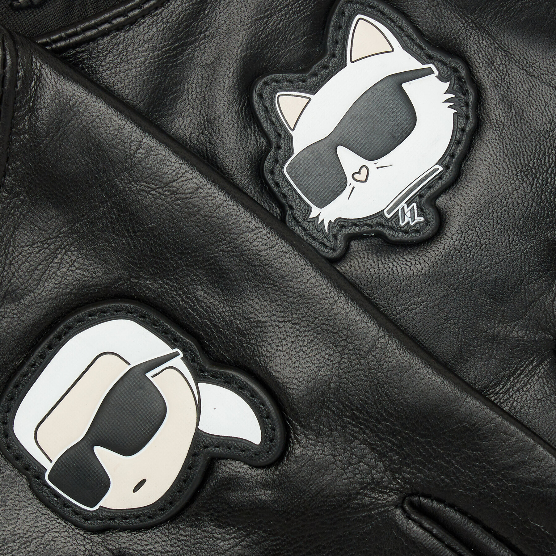 KARL LAGERFELD Дамски ръкавици 230W3601 Черен - Pepit.bg