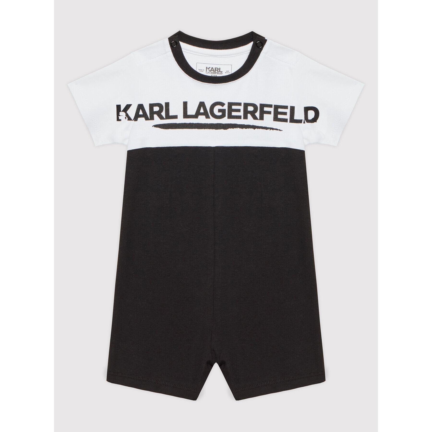 KARL LAGERFELD Детско боди Z94062 Черен Regular Fit - Pepit.bg