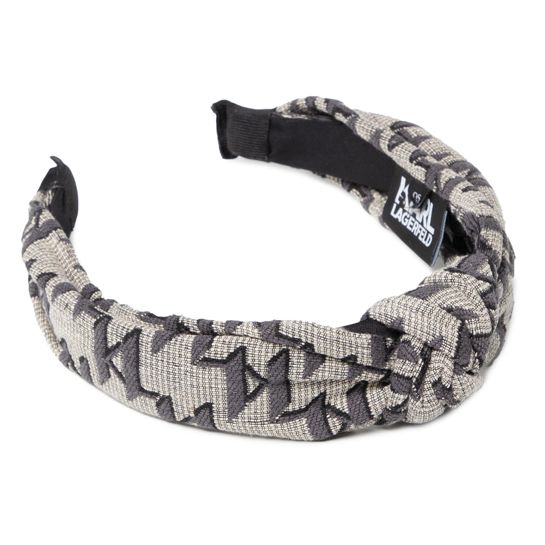 KARL LAGERFELD Диадема Essential Mono 216W3408 Сив - Pepit.bg