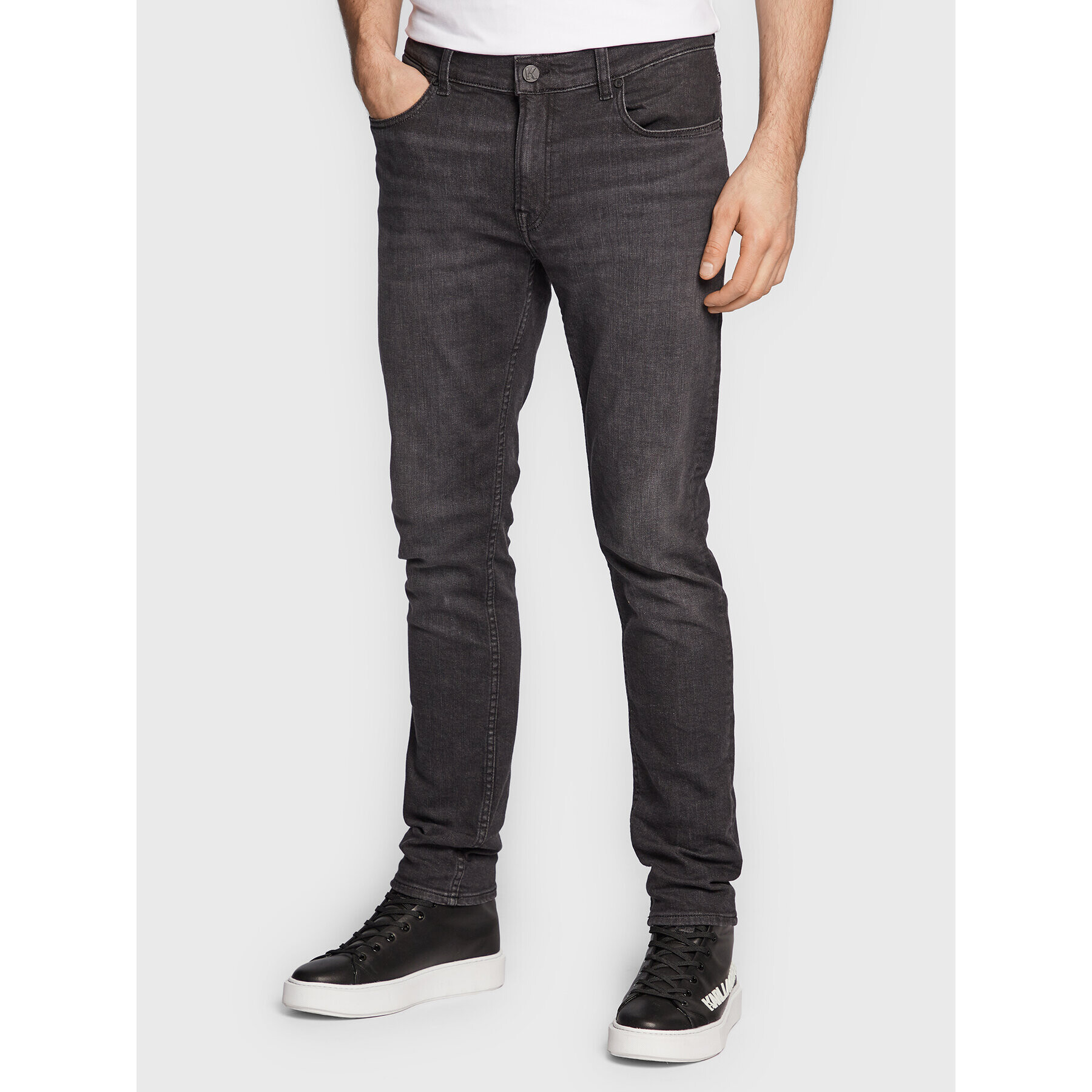 KARL LAGERFELD Дънки 265801 524835 Черен Slim Fit - Pepit.bg