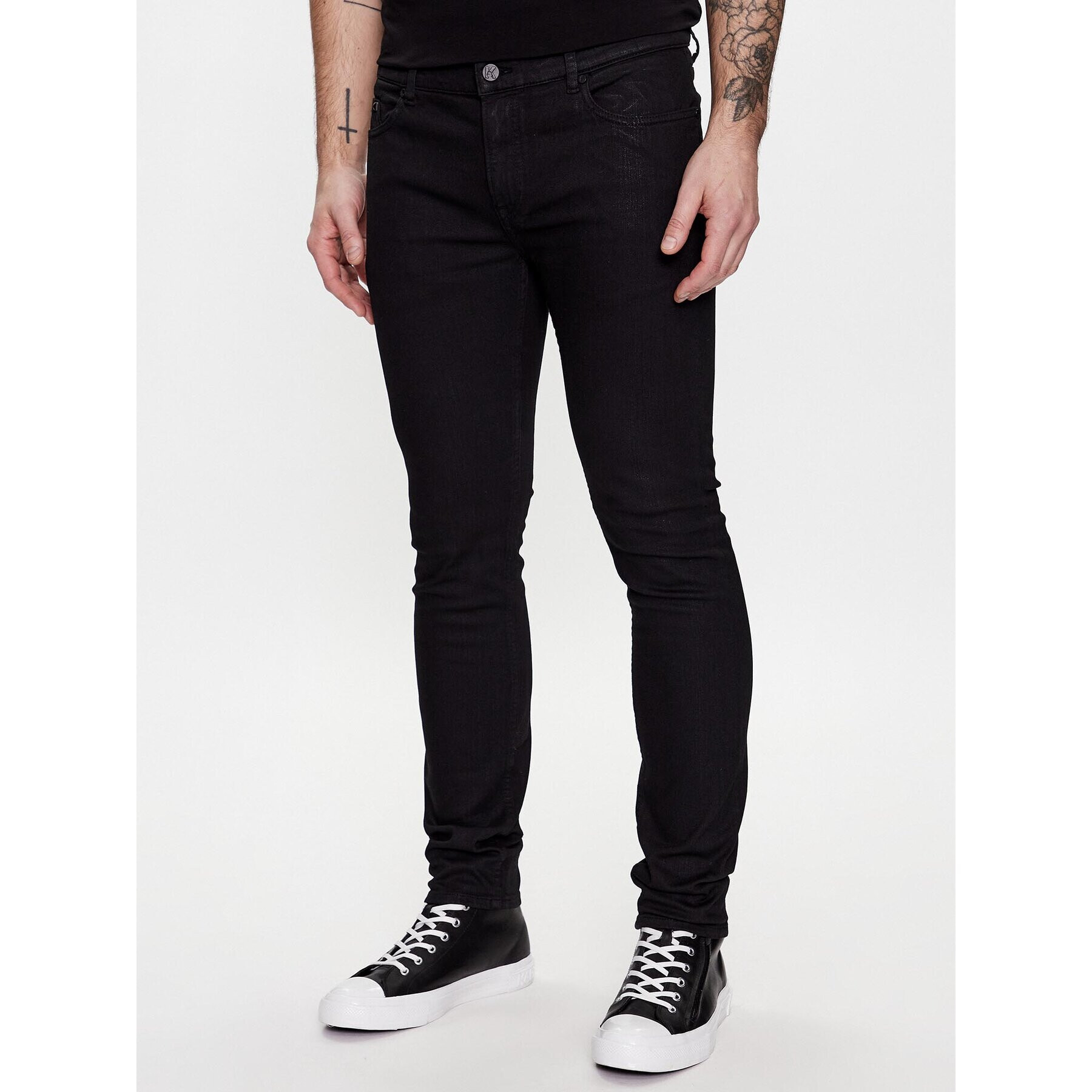 KARL LAGERFELD Дънки 265801 524842 Черен Regular Fit - Pepit.bg