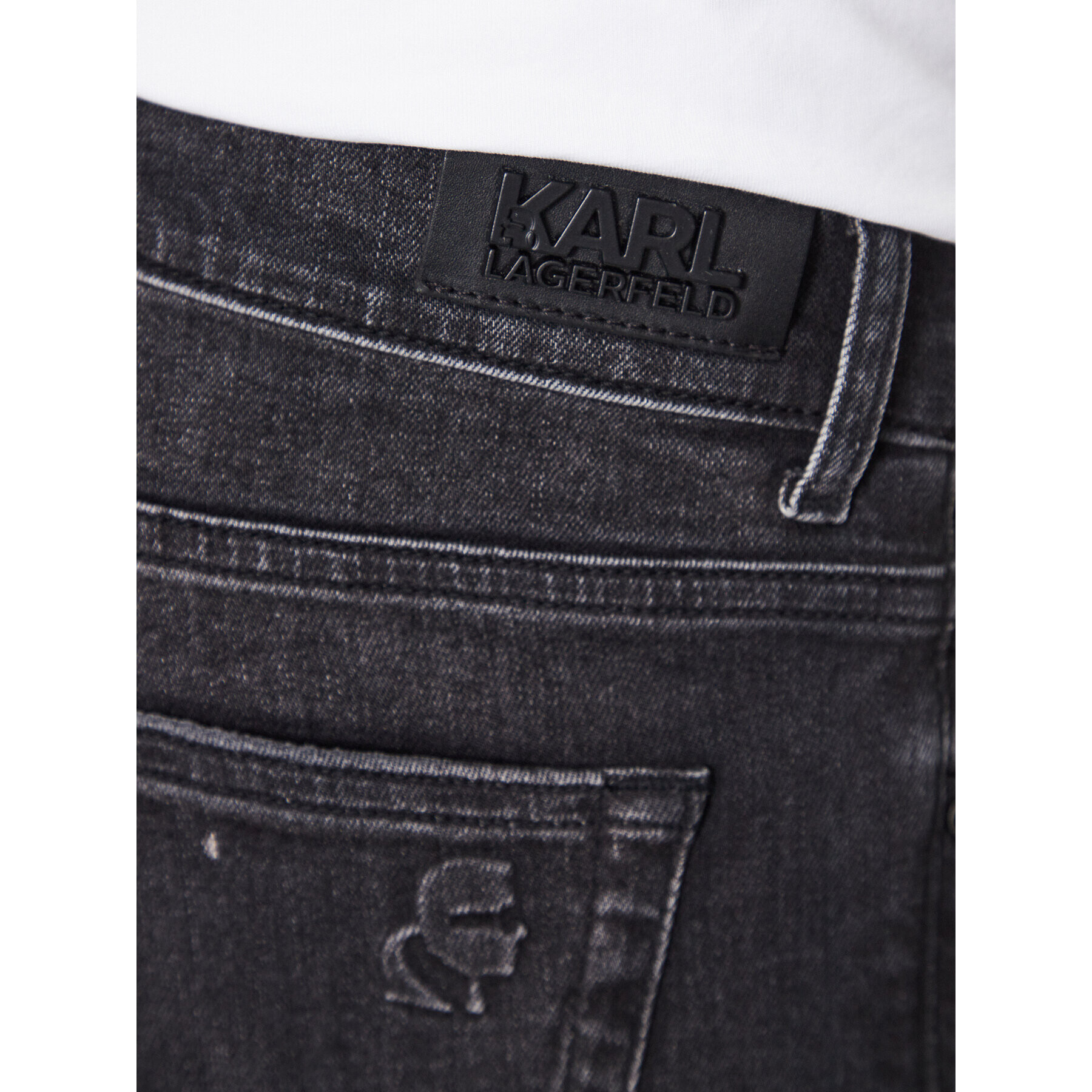 KARL LAGERFELD Дънки 265801 532832 Черен Slim Fit - Pepit.bg