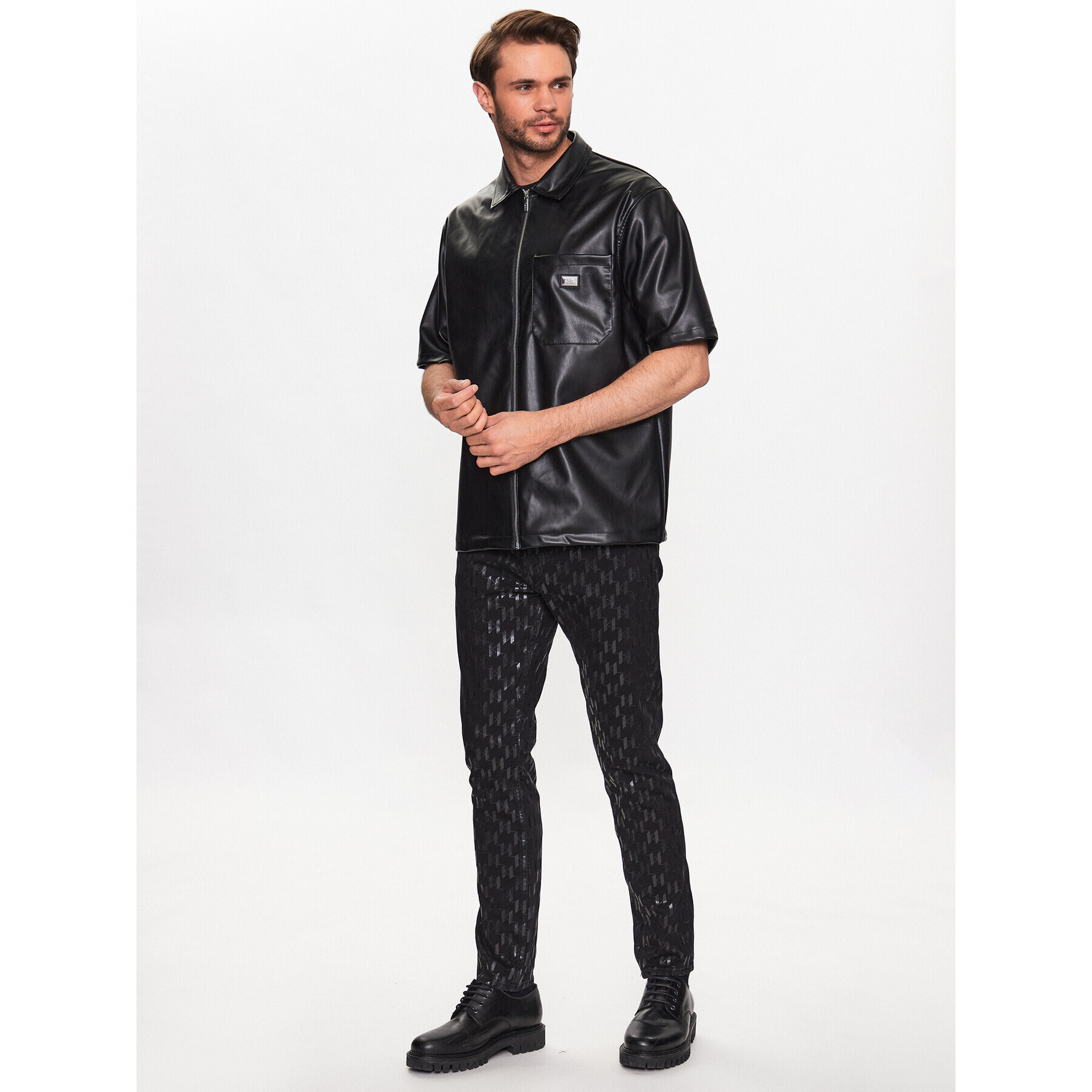 KARL LAGERFELD Дънки 265801 532859 Черен Slim Fit - Pepit.bg