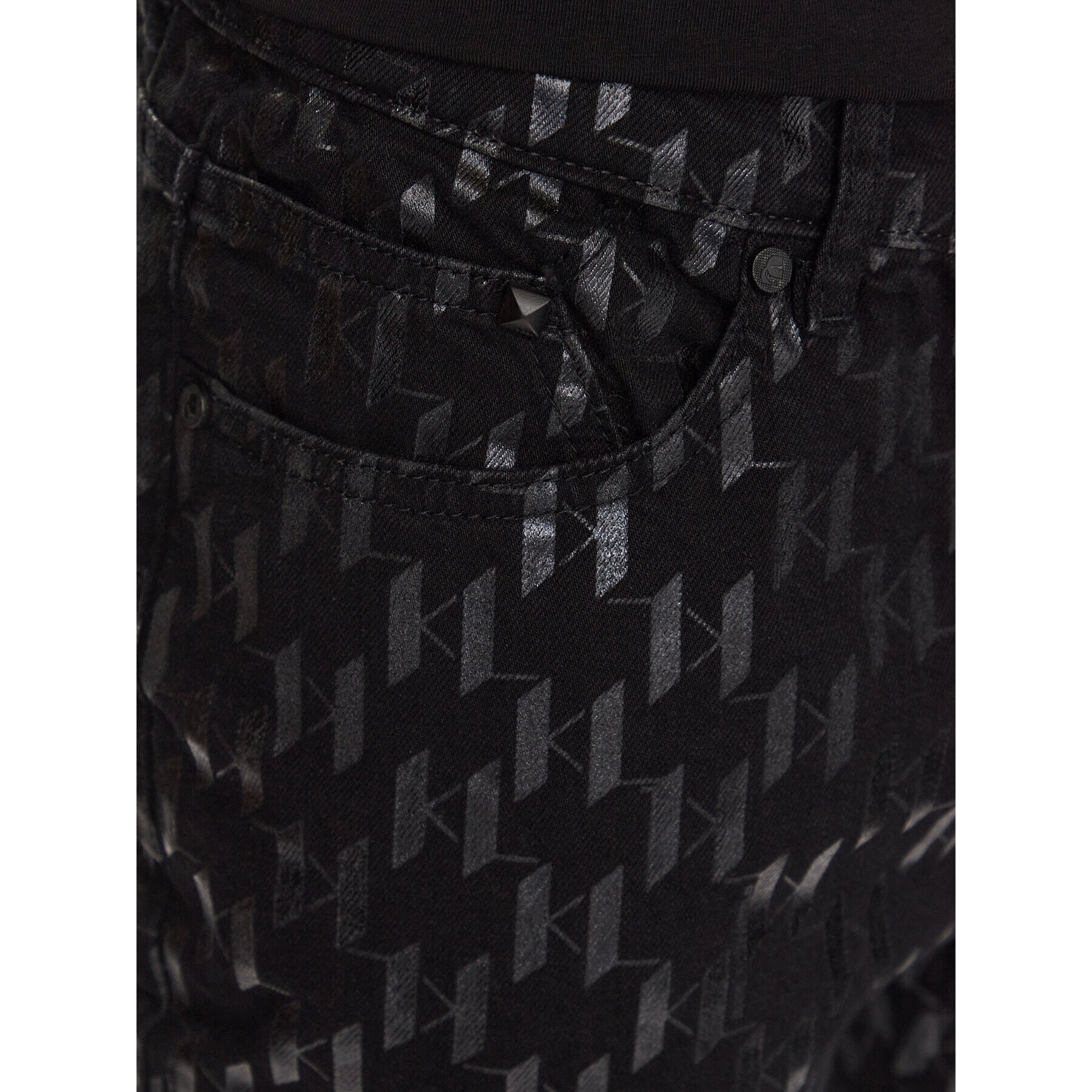 KARL LAGERFELD Дънки 265801 532859 Черен Slim Fit - Pepit.bg