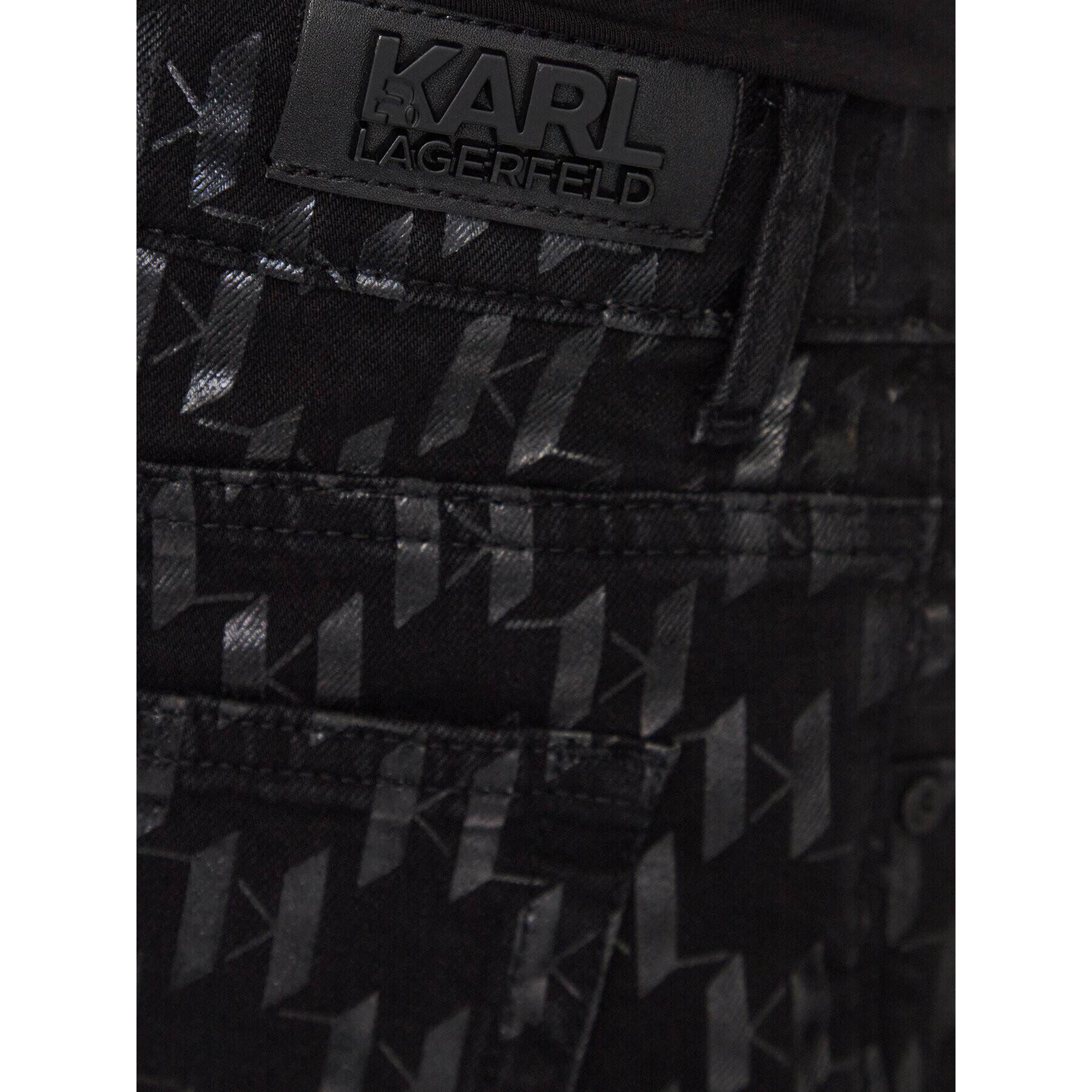KARL LAGERFELD Дънки 265801 532859 Черен Slim Fit - Pepit.bg