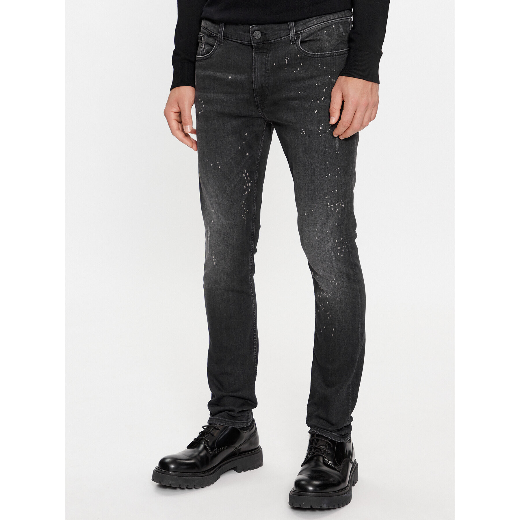 KARL LAGERFELD Дънки 265801 534832 Черен Slim Fit - Pepit.bg