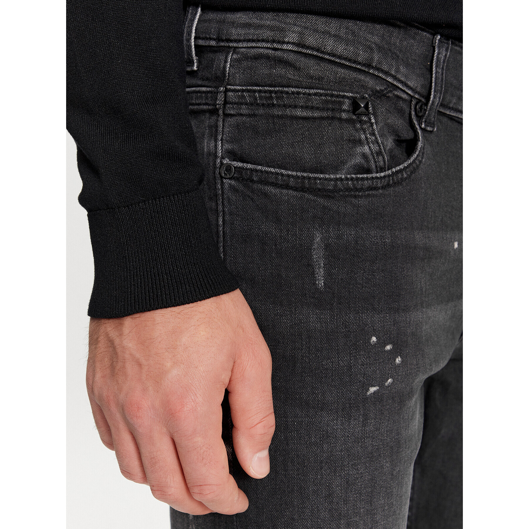 KARL LAGERFELD Дънки 265801 534832 Черен Slim Fit - Pepit.bg