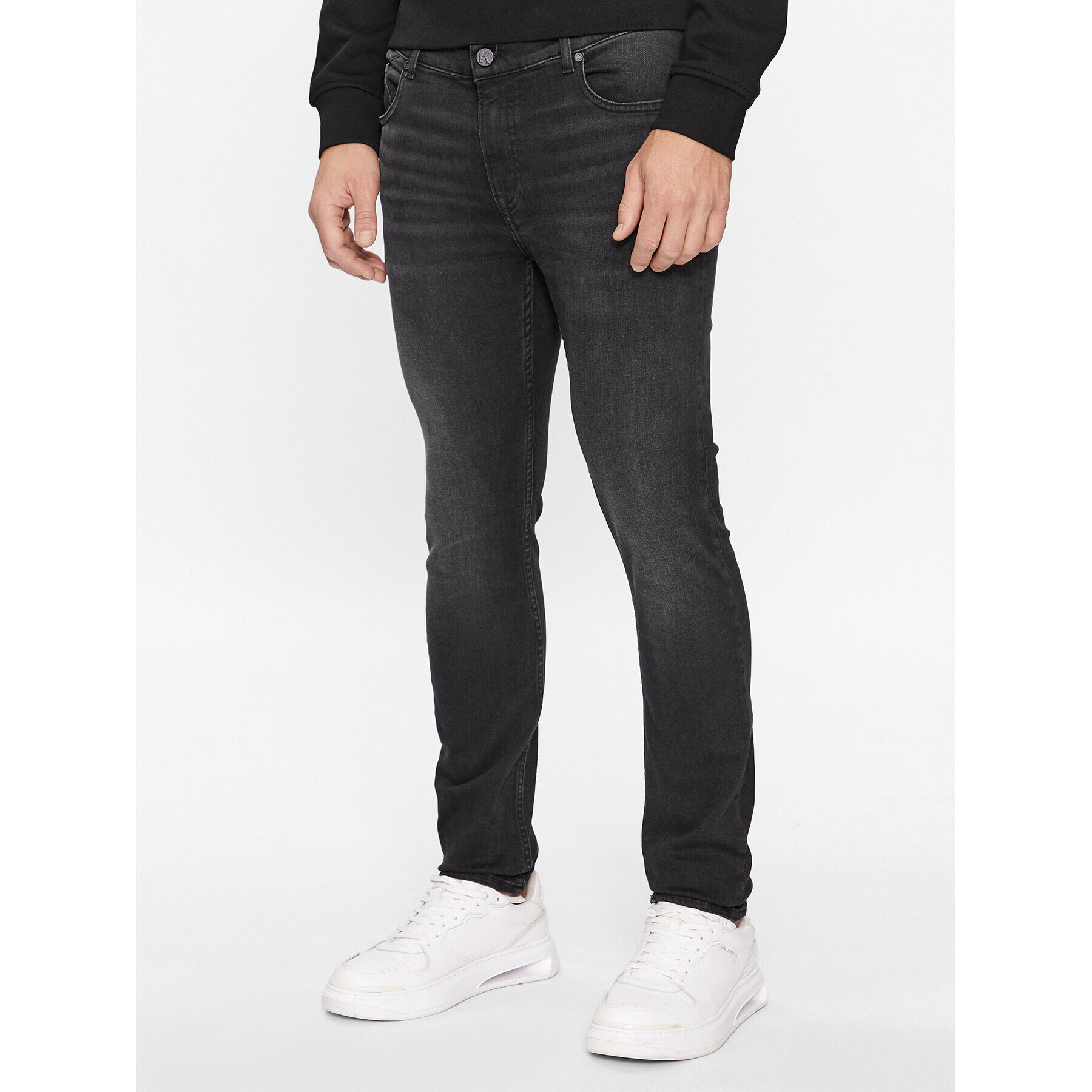 KARL LAGERFELD Дънки 265801 534835 Черен Slim Fit - Pepit.bg