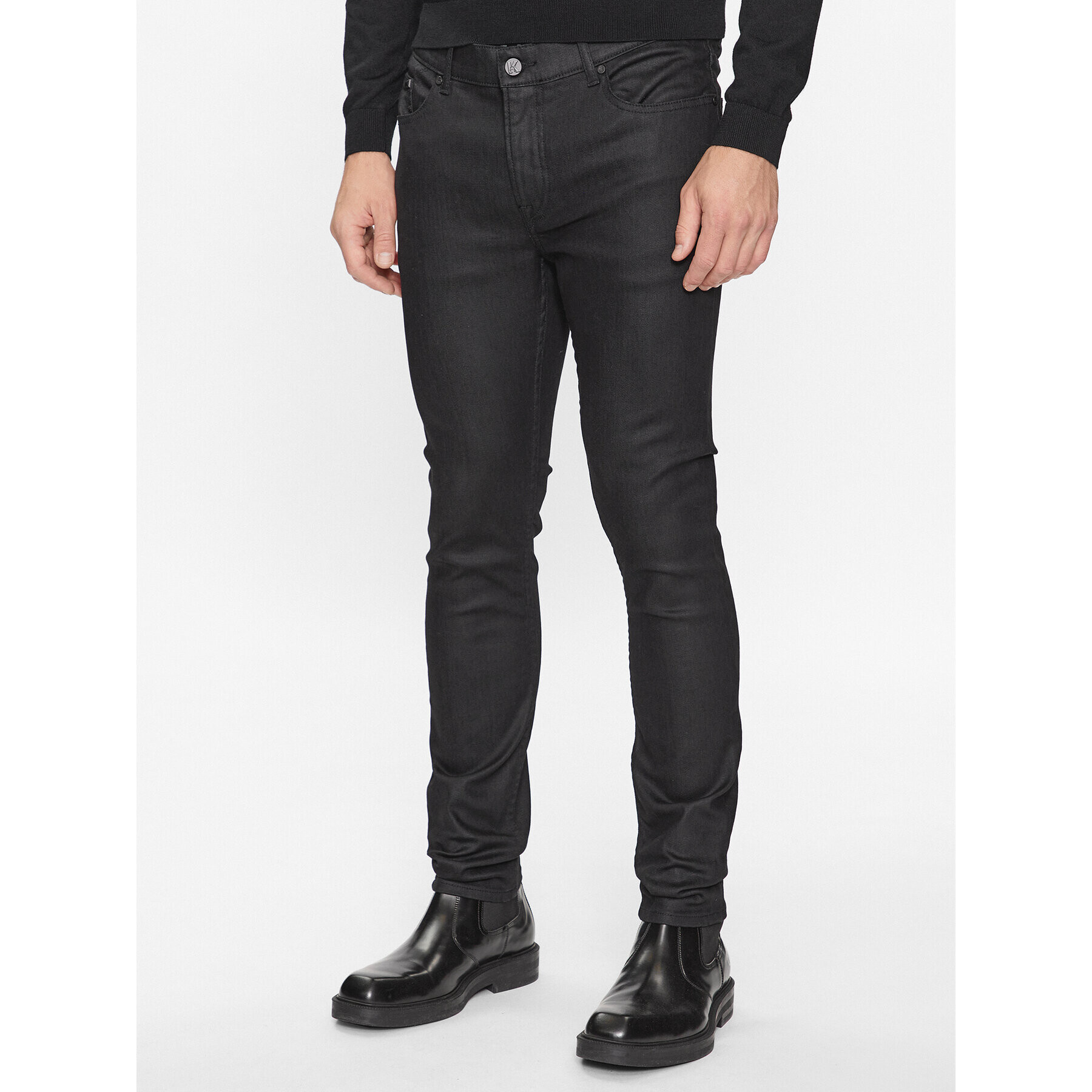 KARL LAGERFELD Дънки 265801 534842 Черен Slim Fit - Pepit.bg