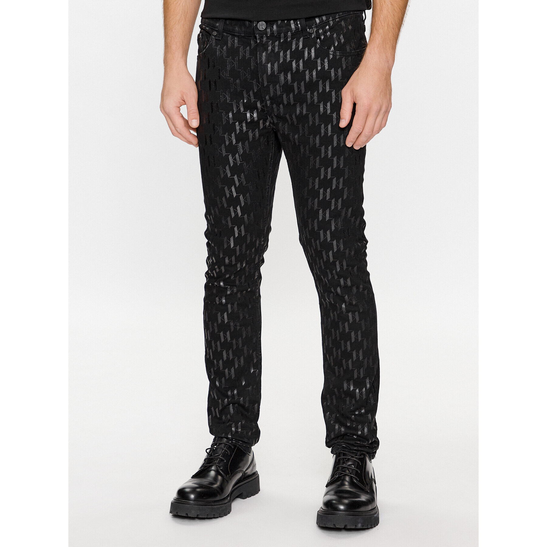 KARL LAGERFELD Дънки 265801 534859 Черен Slim Fit - Pepit.bg