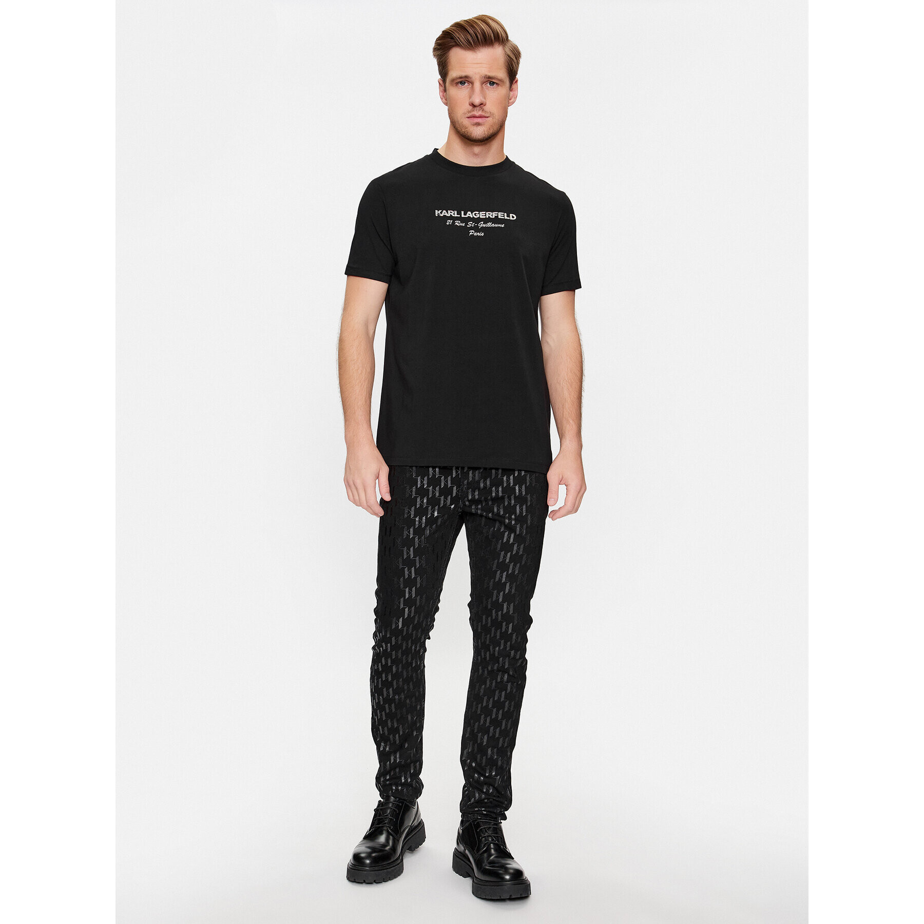 KARL LAGERFELD Дънки 265801 534859 Черен Slim Fit - Pepit.bg