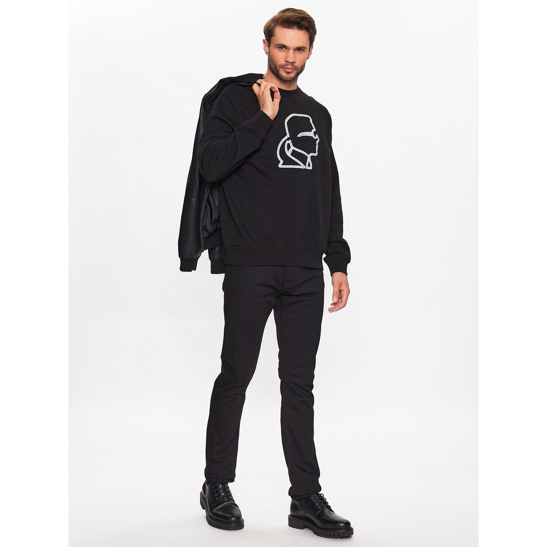 KARL LAGERFELD Дънки 265840 533831 Черен Regular Fit - Pepit.bg
