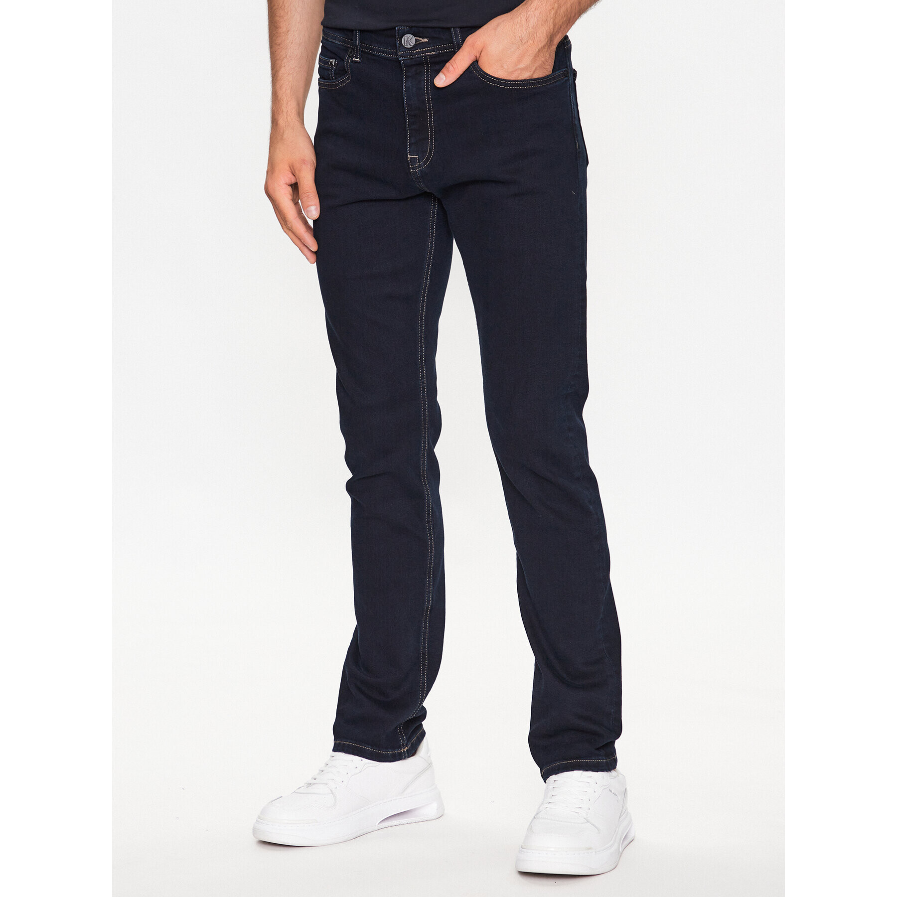 KARL LAGERFELD Дънки 265840 533831 Тъмносин Regular Fit - Pepit.bg