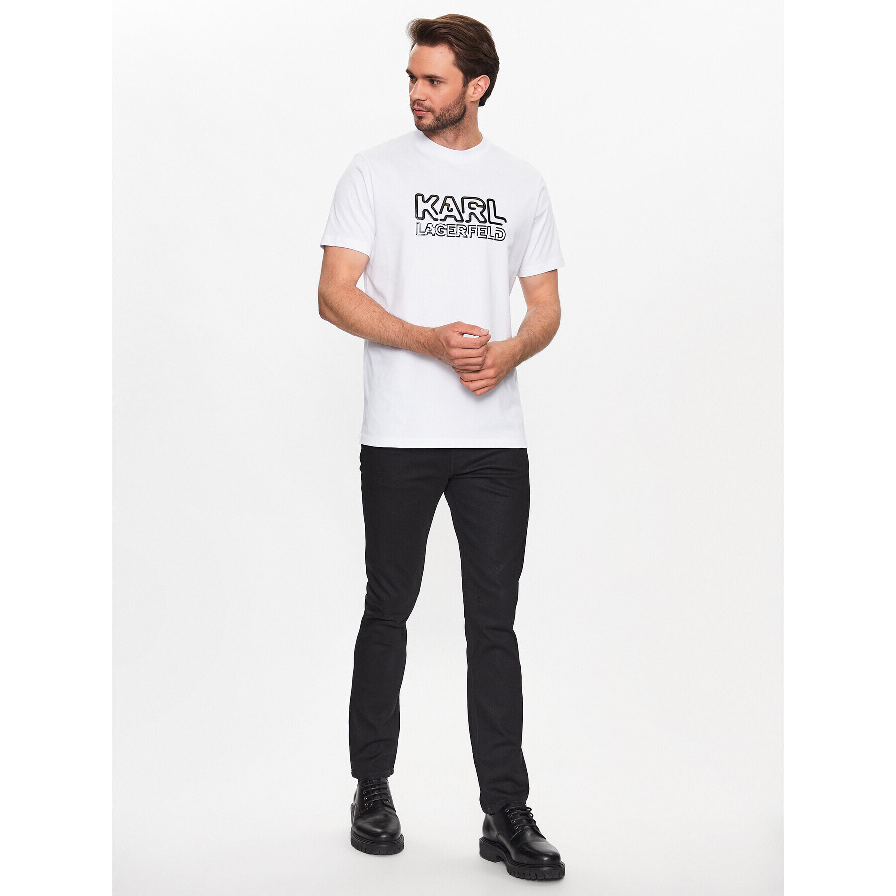 KARL LAGERFELD Дънки 265840 533842 Черен Regular Fit - Pepit.bg