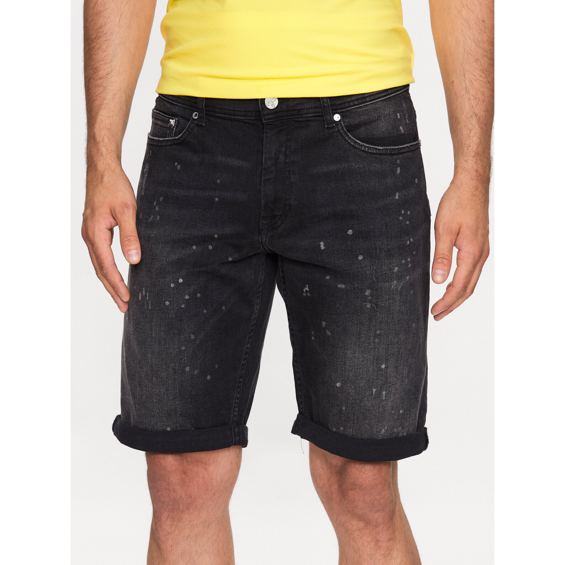 KARL LAGERFELD Дънкови шорти 265820 532832 Черен Regular Fit - Pepit.bg
