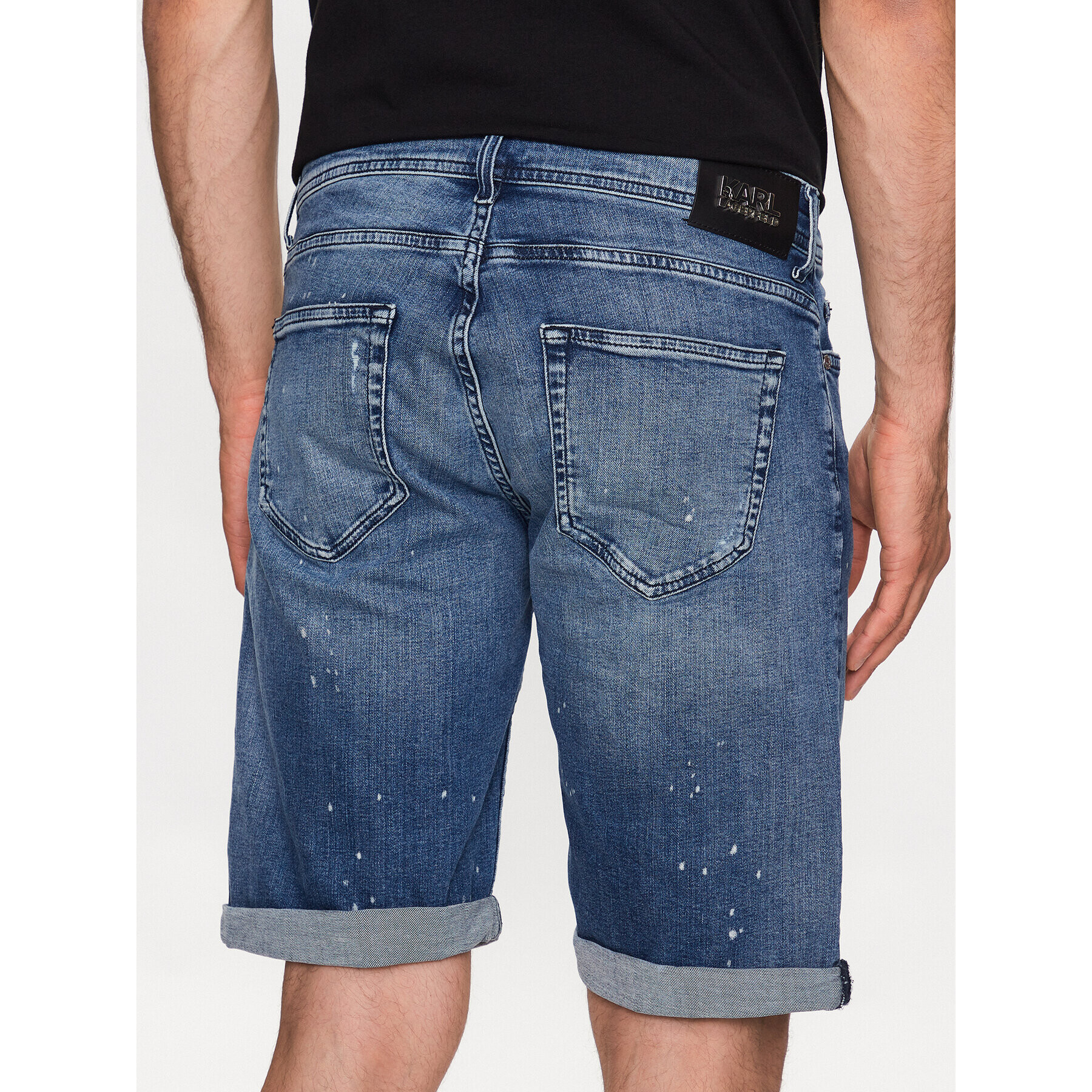KARL LAGERFELD Дънкови шорти 265820 532832 Тъмносин Regular Fit - Pepit.bg