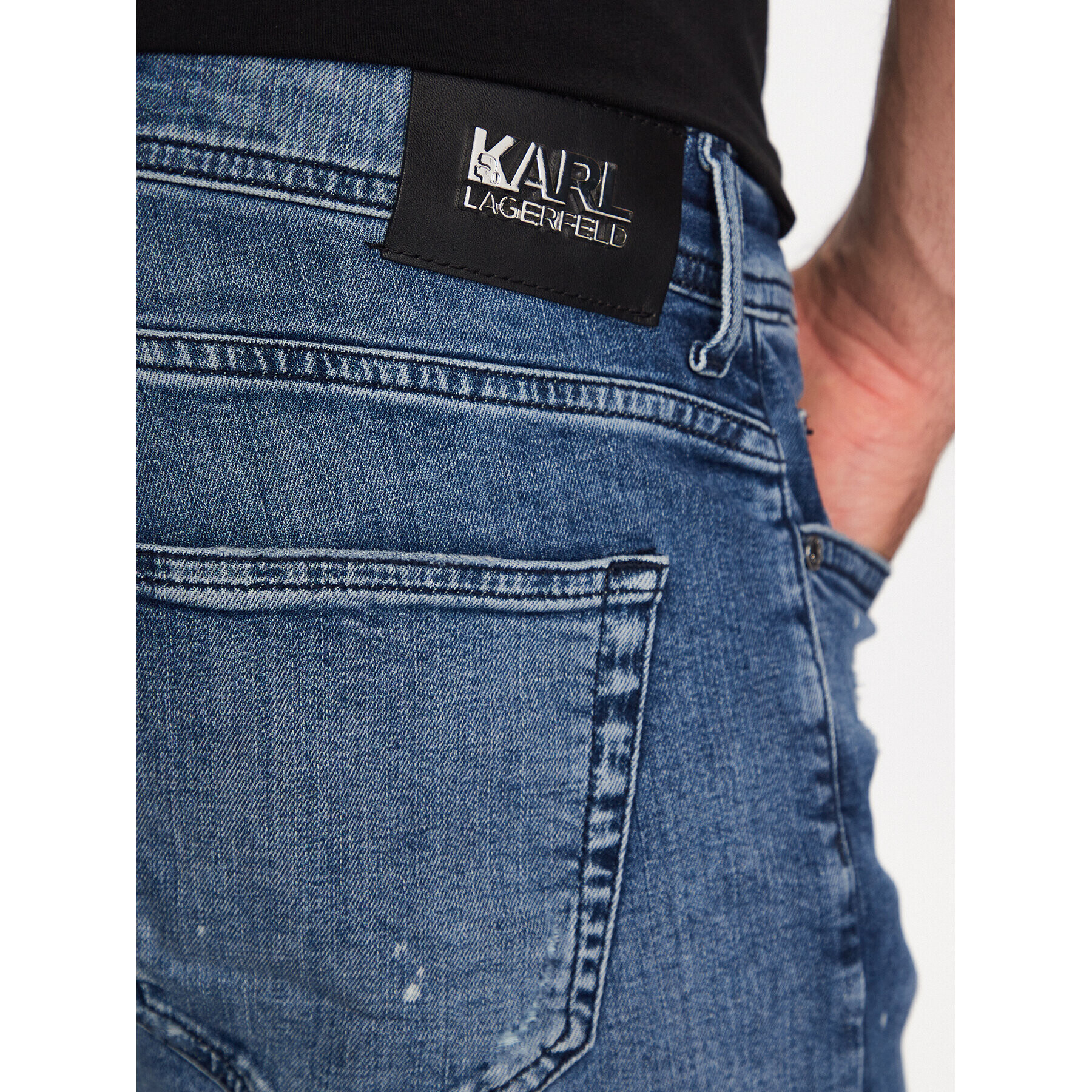 KARL LAGERFELD Дънкови шорти 265820 532832 Тъмносин Regular Fit - Pepit.bg