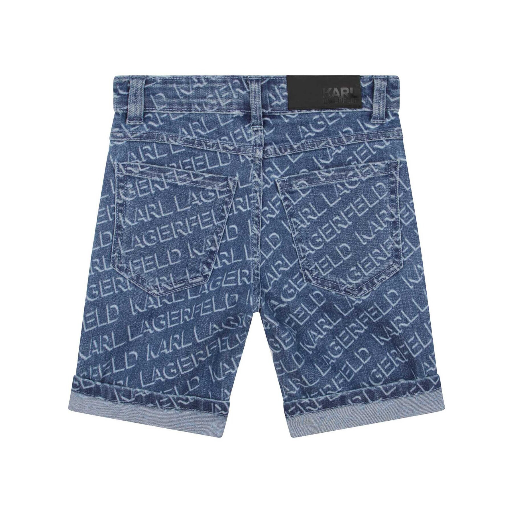KARL LAGERFELD Дънкови шорти Z24151 D Тъмносин Regular Fit - Pepit.bg