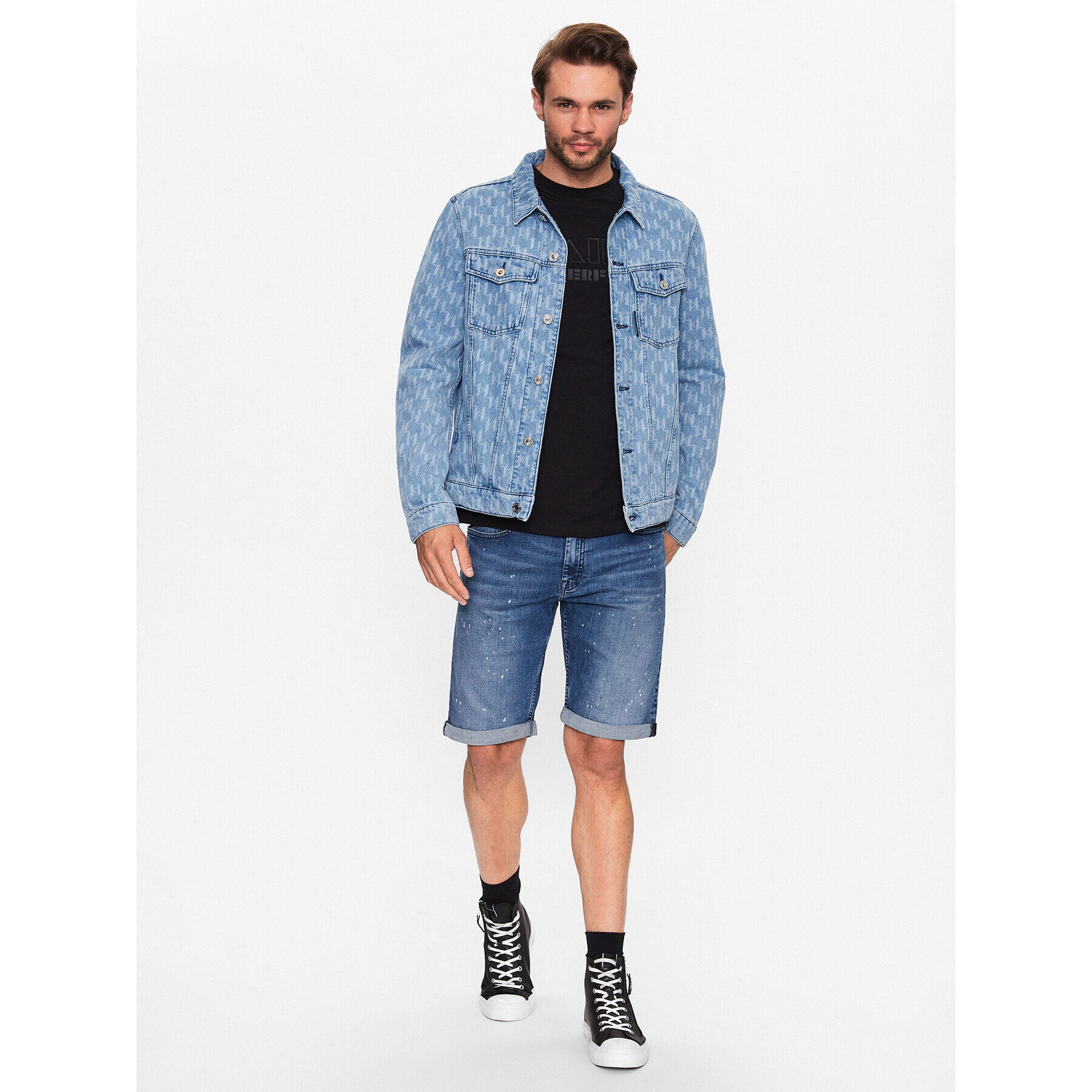 KARL LAGERFELD Дънково яке 505802 532856 Син Regular Fit - Pepit.bg