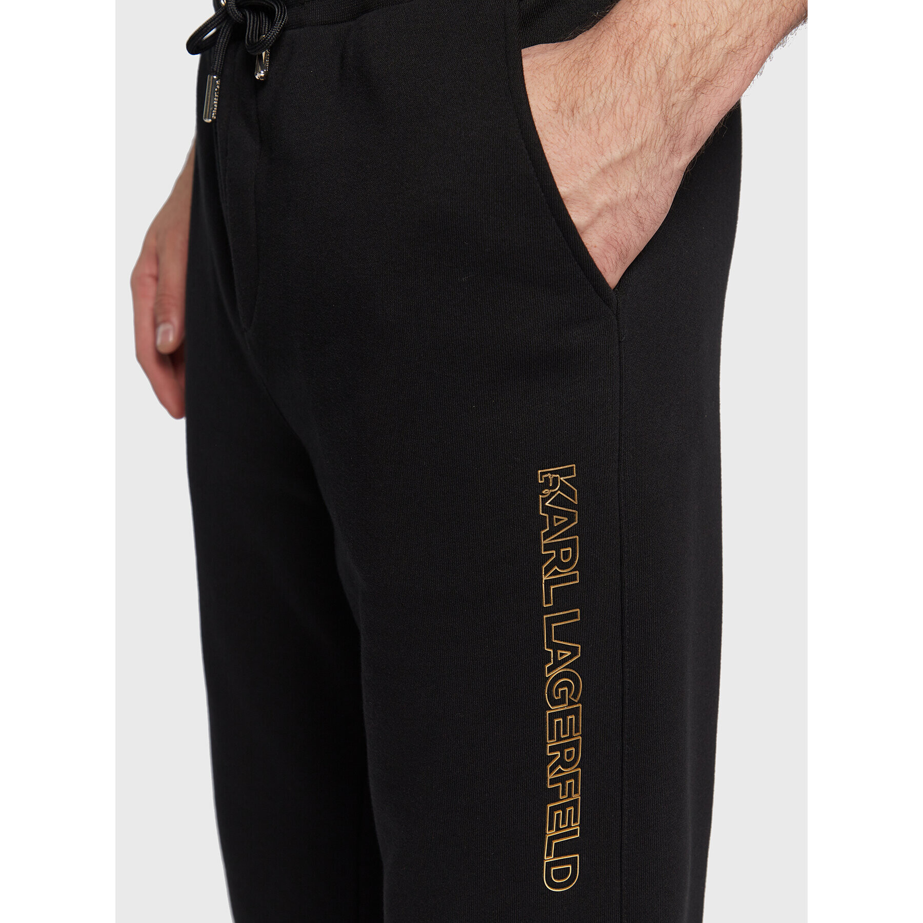 KARL LAGERFELD Долнище анцуг 705027 524910 Черен Regular Fit - Pepit.bg