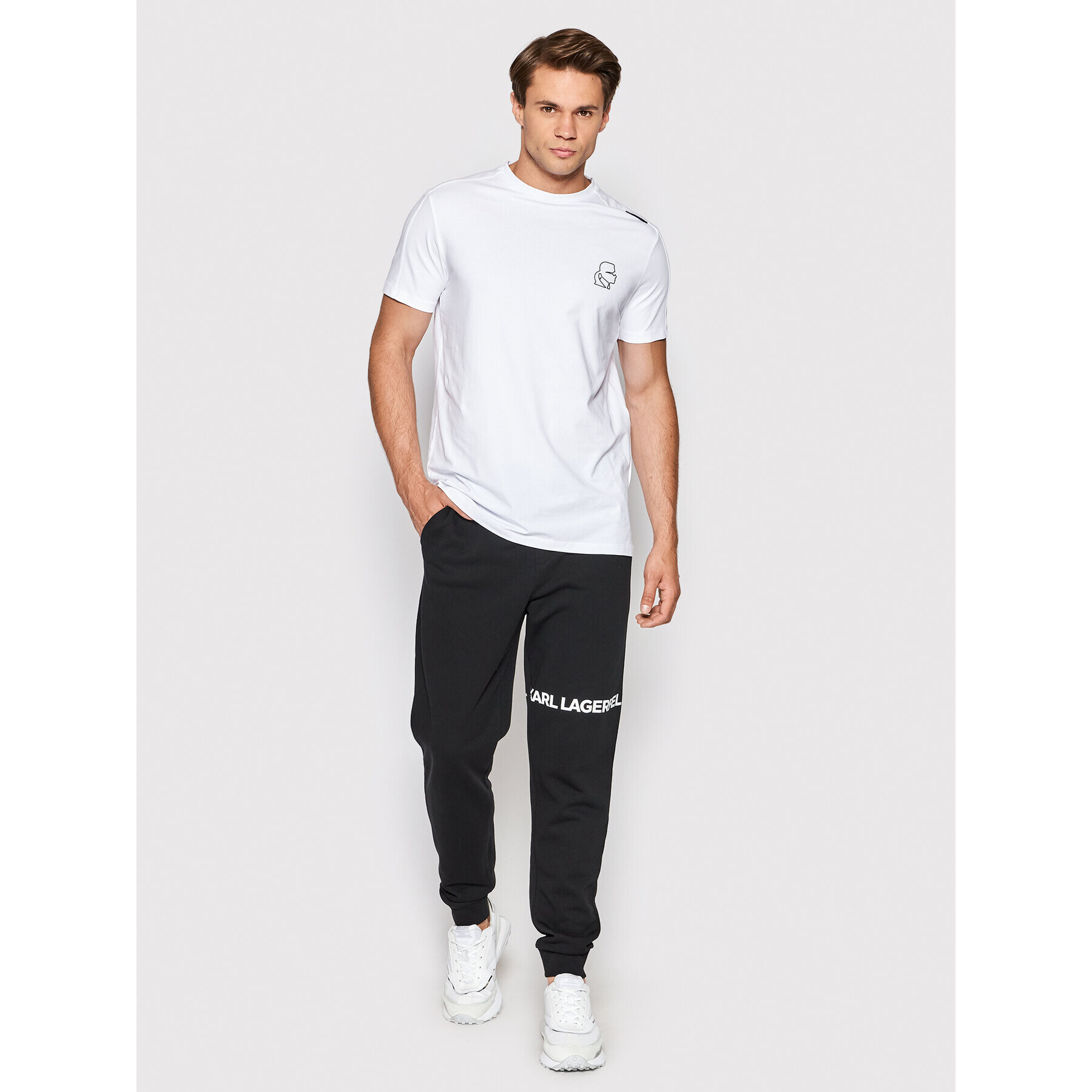 KARL LAGERFELD Долнище анцуг 705035 521900 Черен Regular Fit - Pepit.bg
