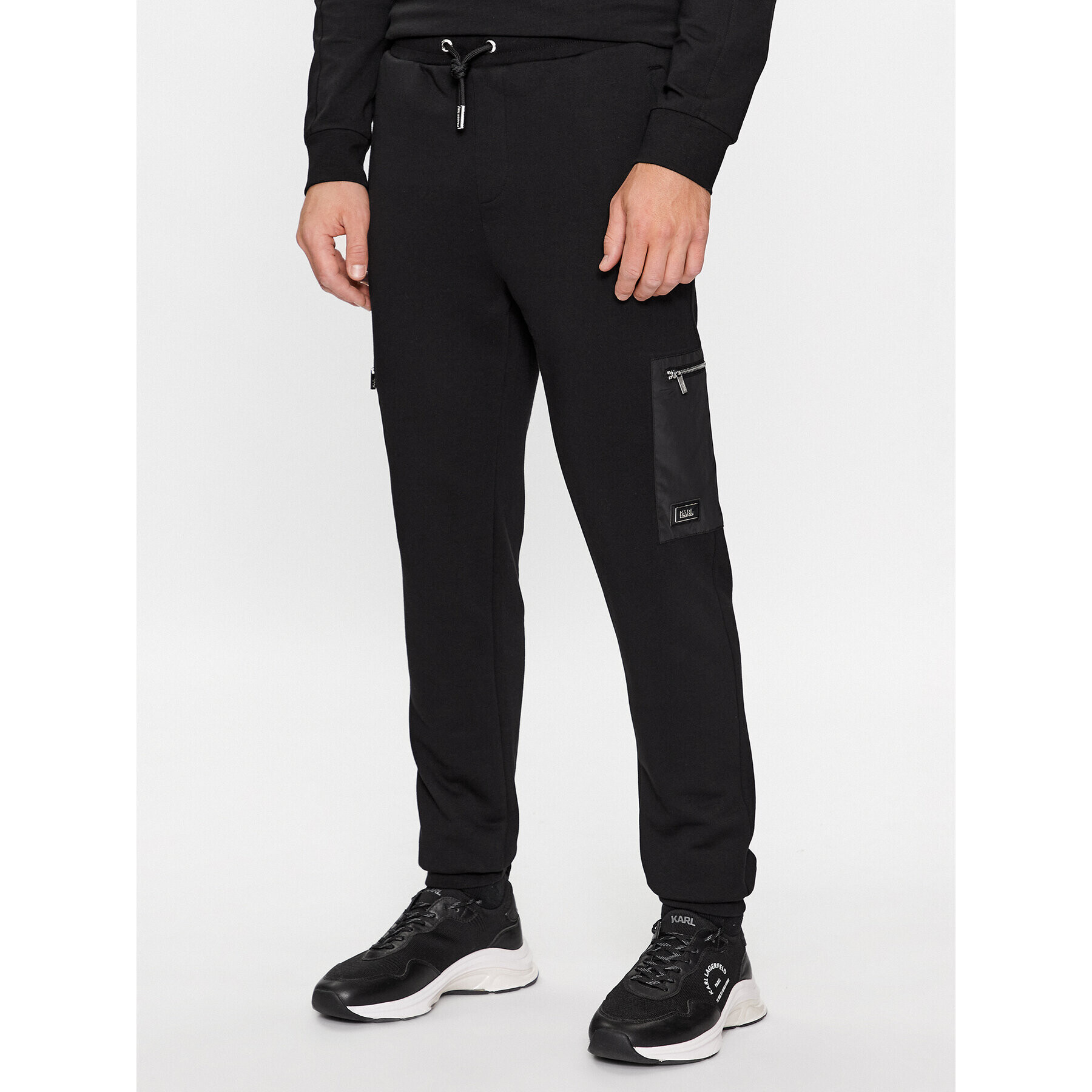 KARL LAGERFELD Долнище анцуг 705041 534910 Черен Regular Fit - Pepit.bg