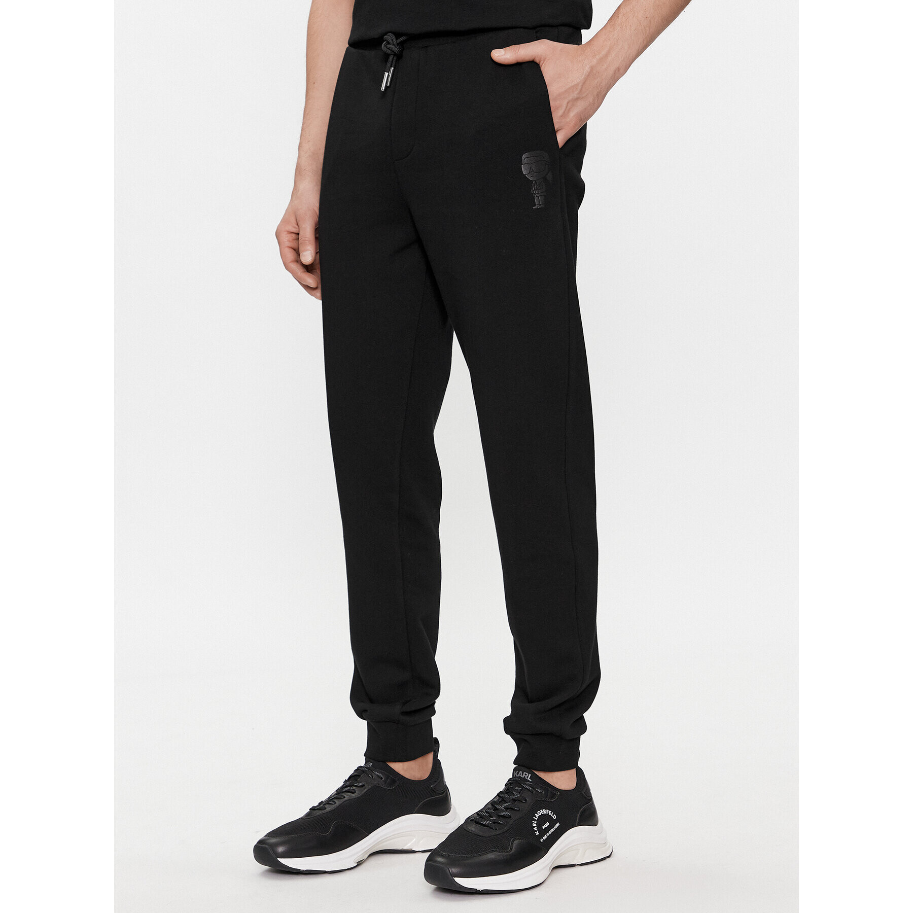 KARL LAGERFELD Долнище анцуг 705402 541900 Черен Regular Fit - Pepit.bg