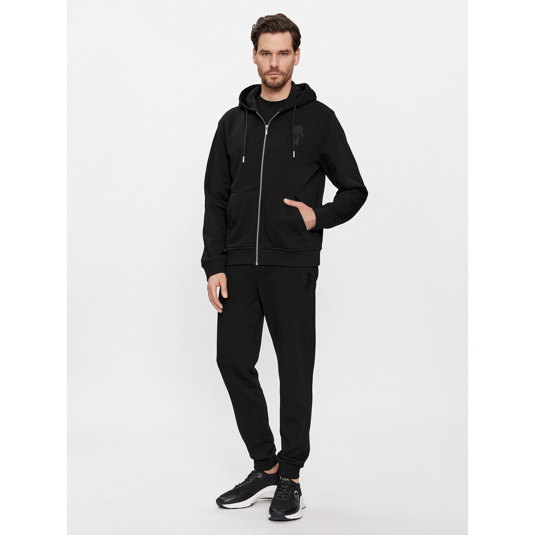 KARL LAGERFELD Долнище анцуг 705402 541900 Черен Regular Fit - Pepit.bg