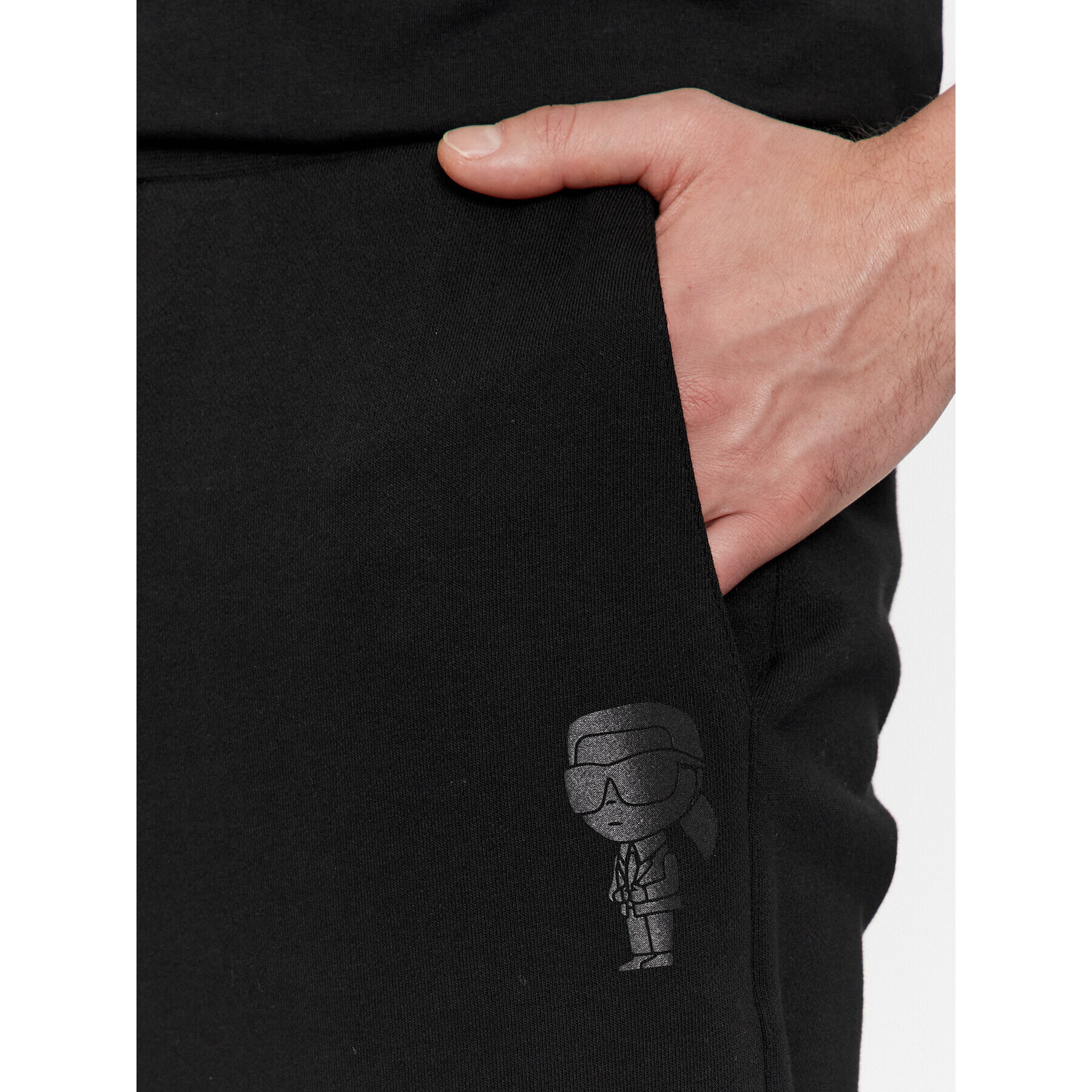 KARL LAGERFELD Долнище анцуг 705402 541900 Черен Regular Fit - Pepit.bg