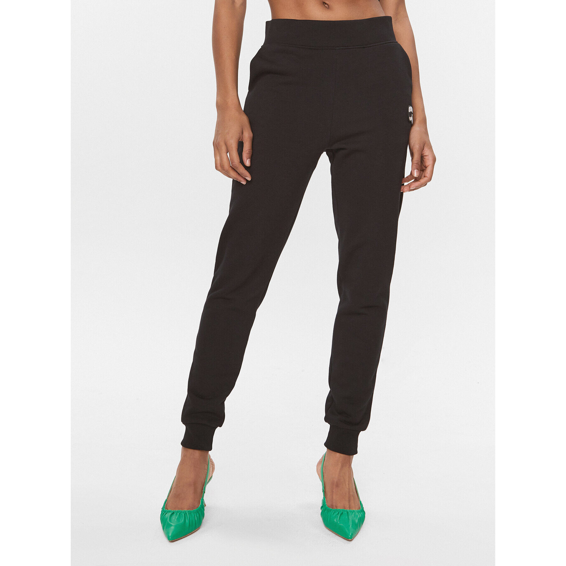 KARL LAGERFELD Долнище анцуг Ikonik 2.0 230W1050 Черен Regular Fit - Pepit.bg